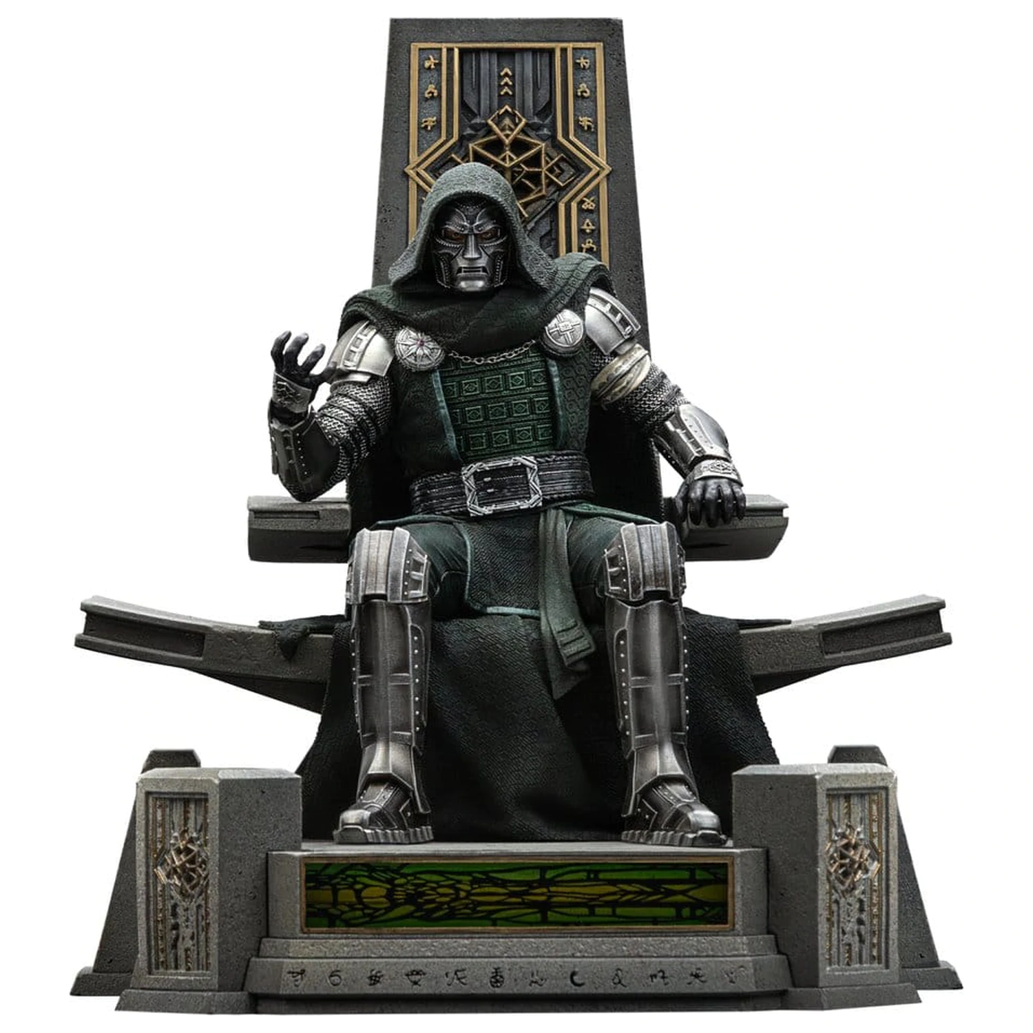 Avengers: Doomsday Art Scale Statue 1/10 Doctor Doom on Throne 22 cm fotografii produktu