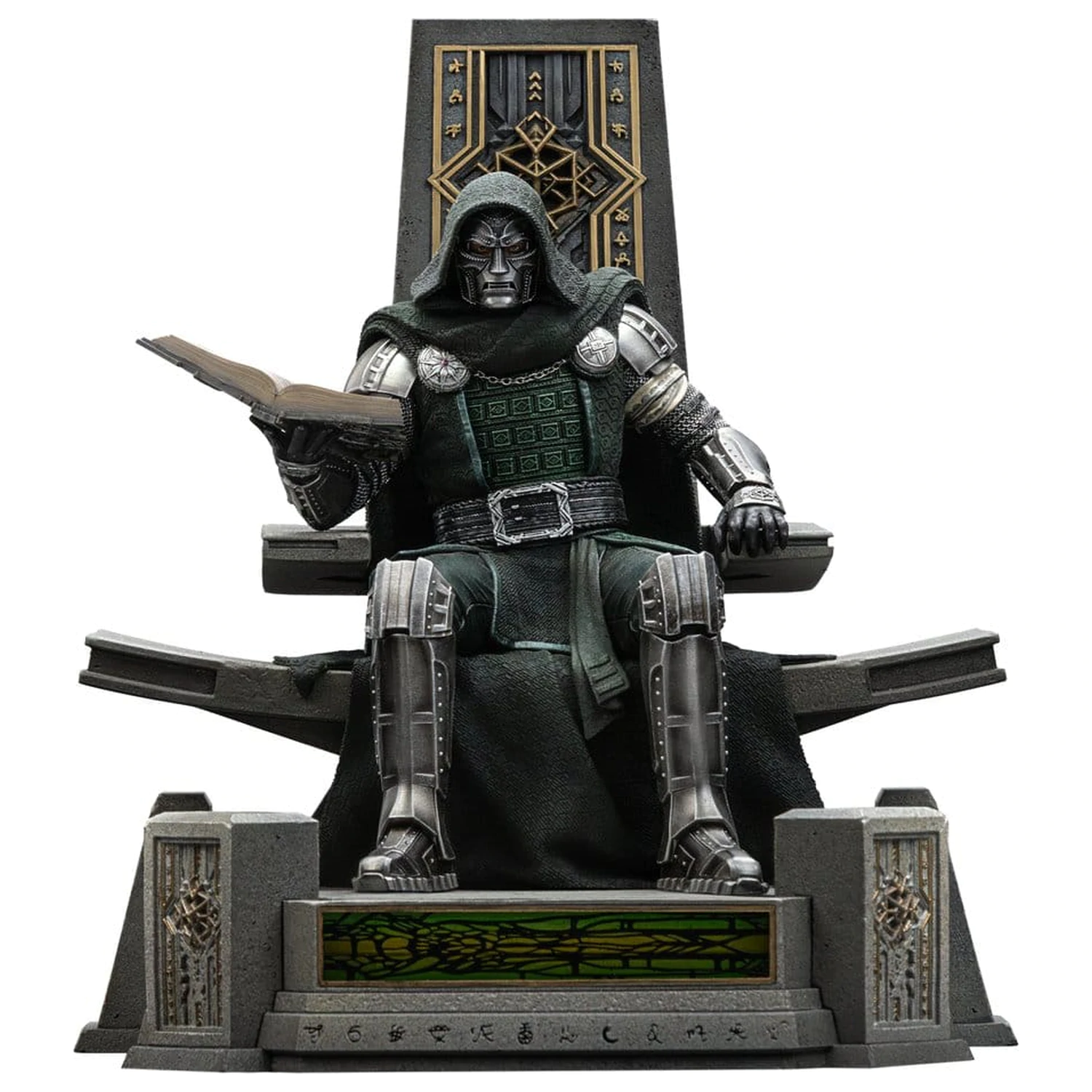 Avengers: Doomsday Art Scale Statue 1/10 Doctor Doom on Throne 22 cm fotografii produktu