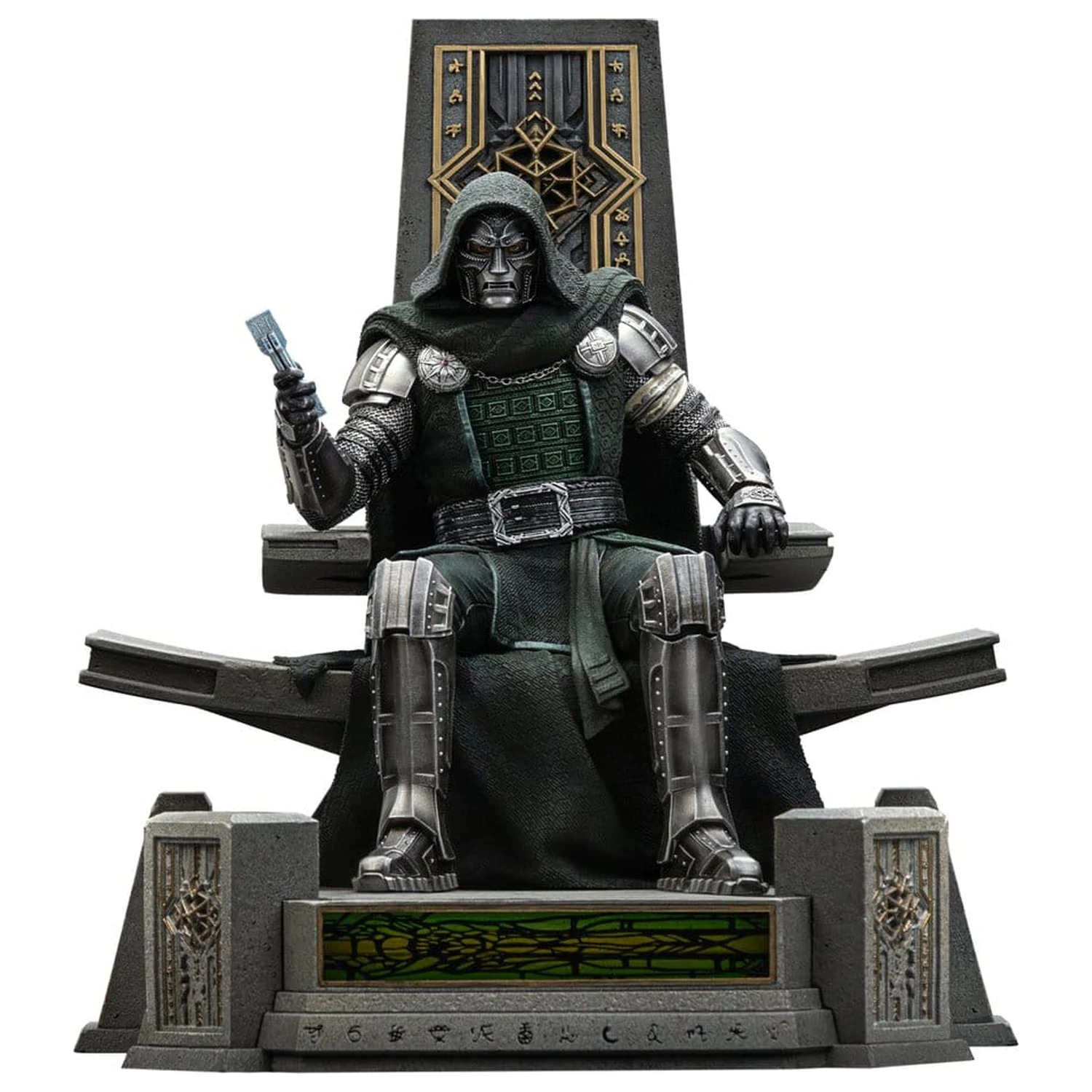 Avengers: Doomsday Art Scale Statue 1/10 Doctor Doom on Throne 22 cm fotografii produktu