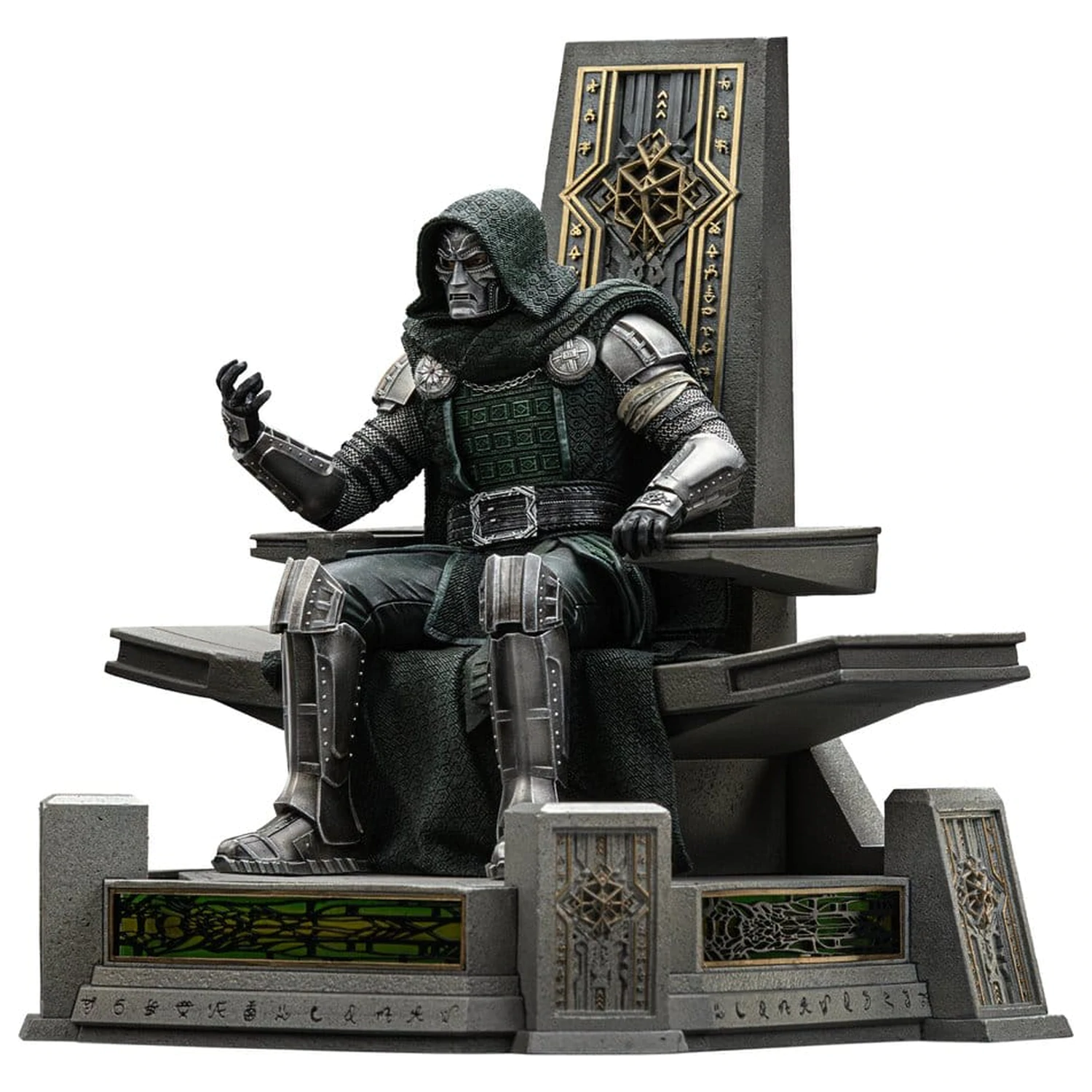 Avengers: Doomsday Art Scale Statue 1/10 Doctor Doom on Throne 22 cm fotografii produktu