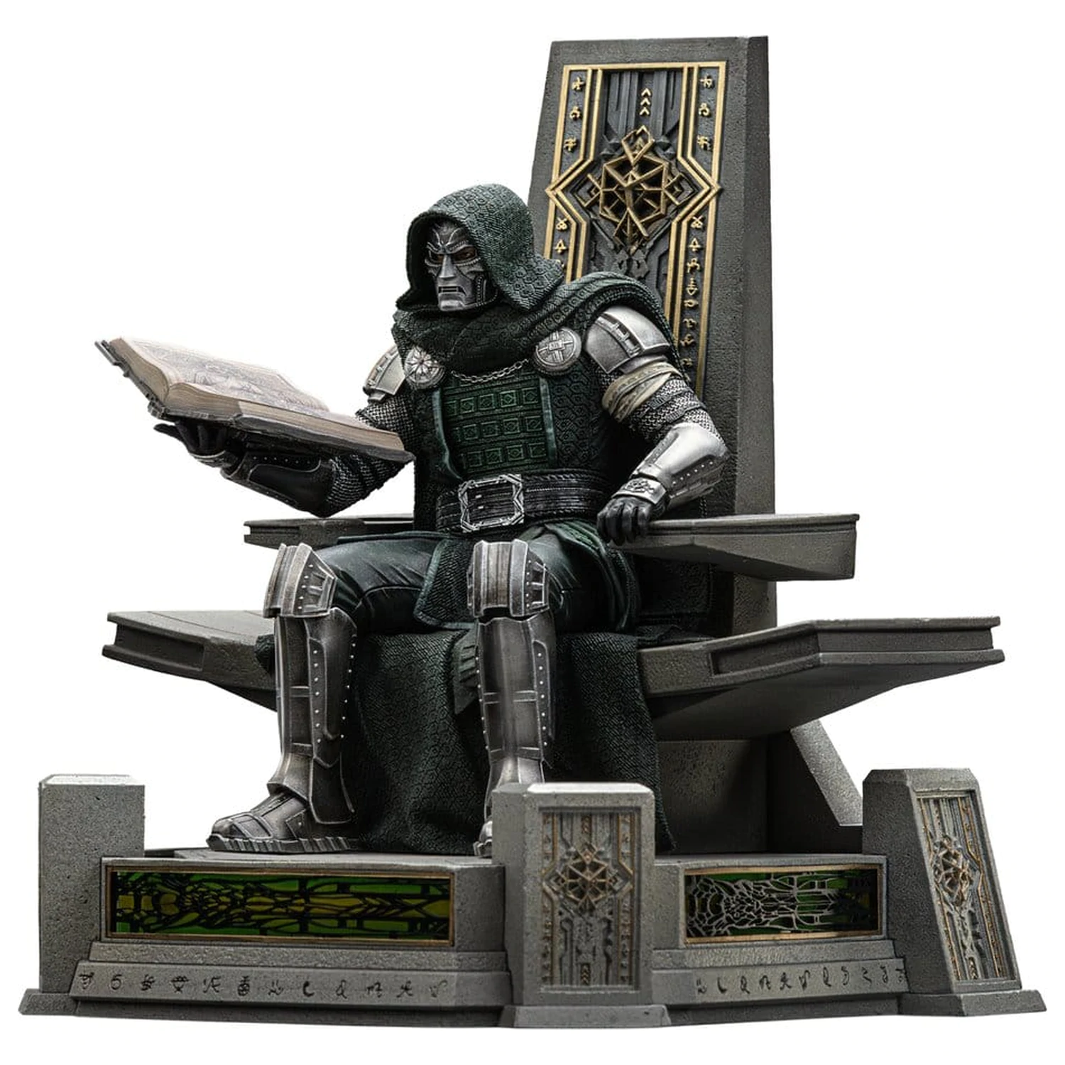 Avengers: Doomsday Art Scale Statue 1/10 Doctor Doom on Throne 22 cm fotografii produktu