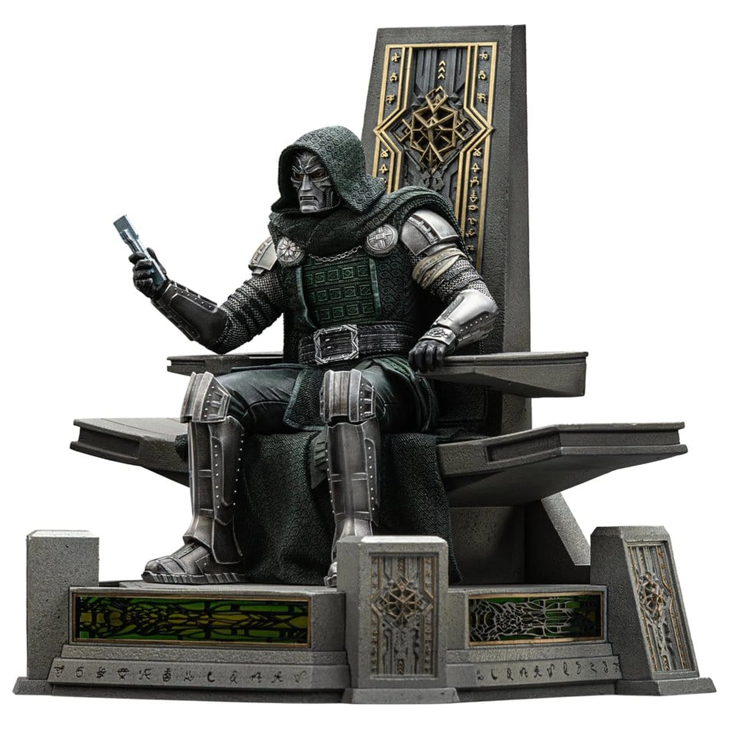 Avengers: Doomsday Art Scale Statue 1/10 Doctor Doom on Throne 22 cm fotografii produktu