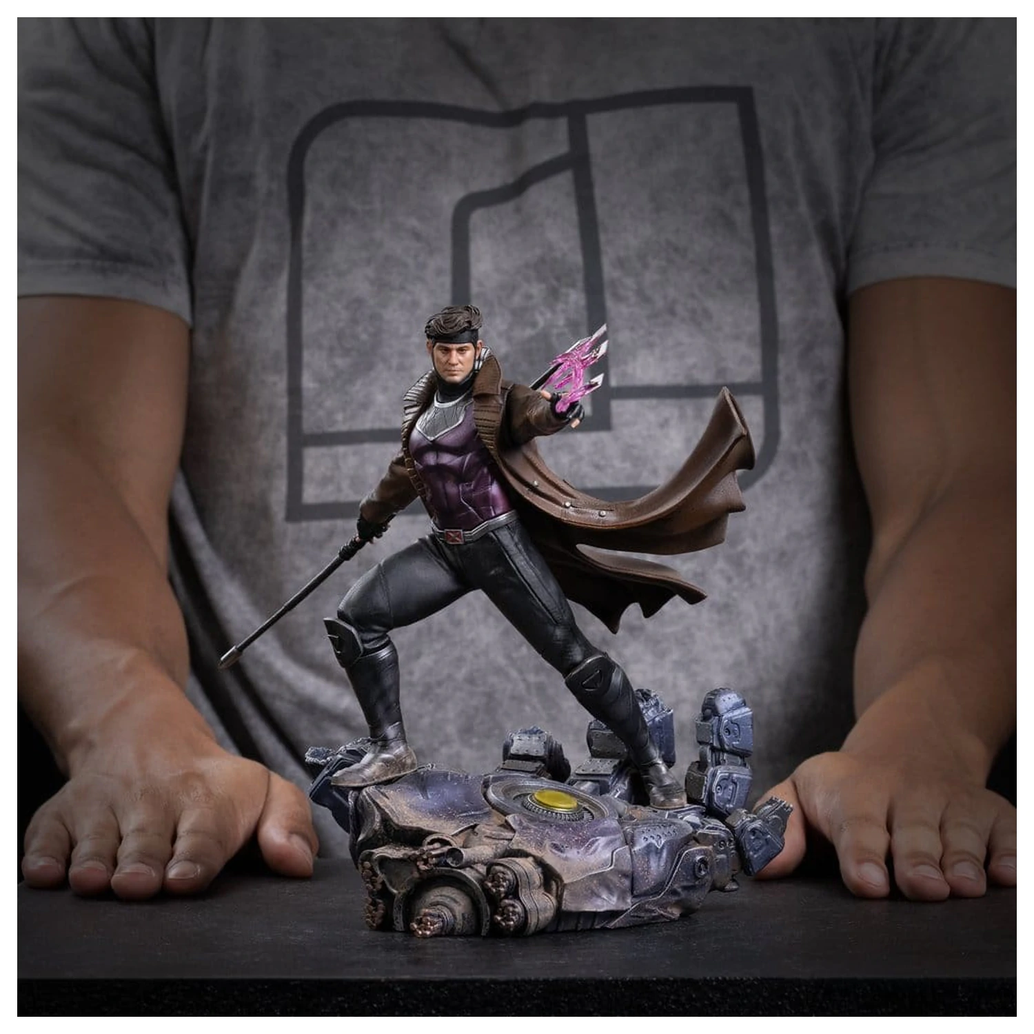 Avengers: Doomsday BDS Art Scale socha 1/10 Gambit 23 cm fotografii produktu
