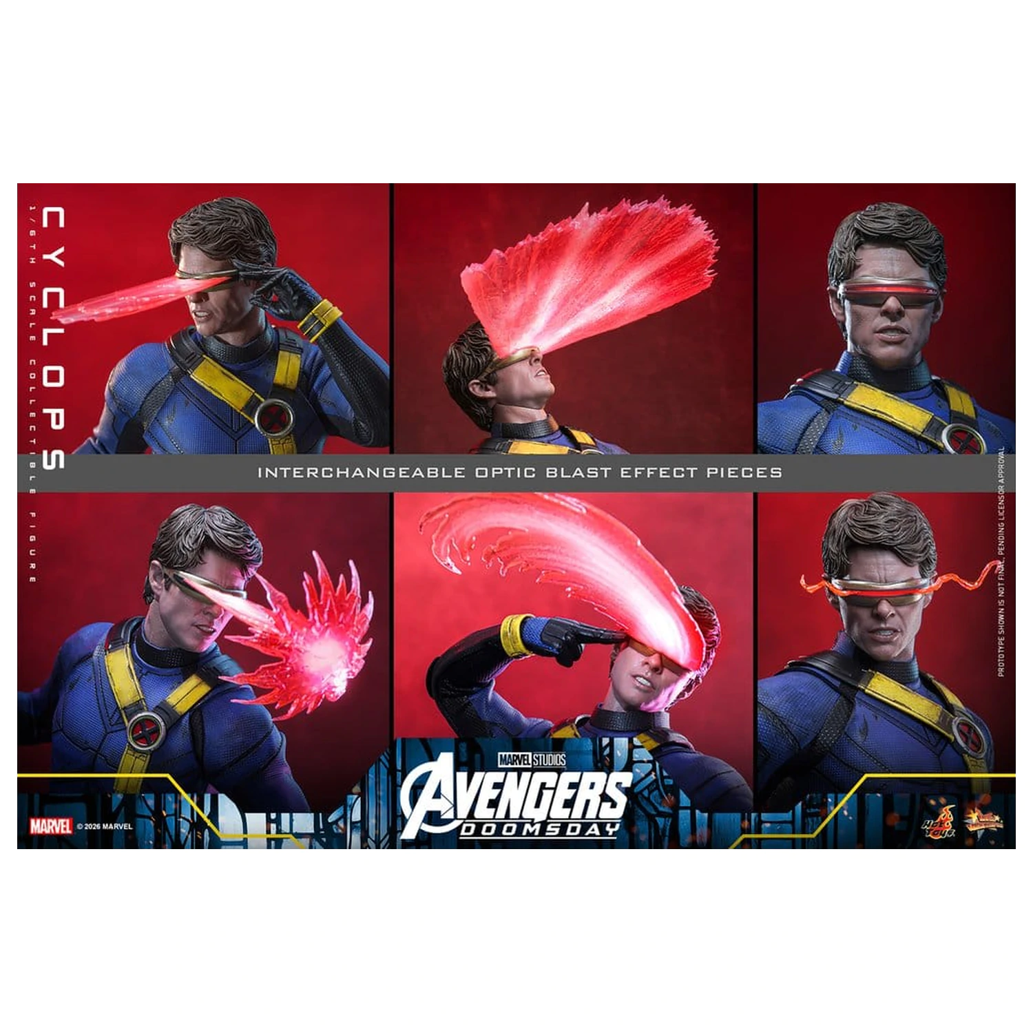 Avengers: Doomsday Movie Masterpiece akční figurka 1/6 Cyclops 30 cm fotografii produktu