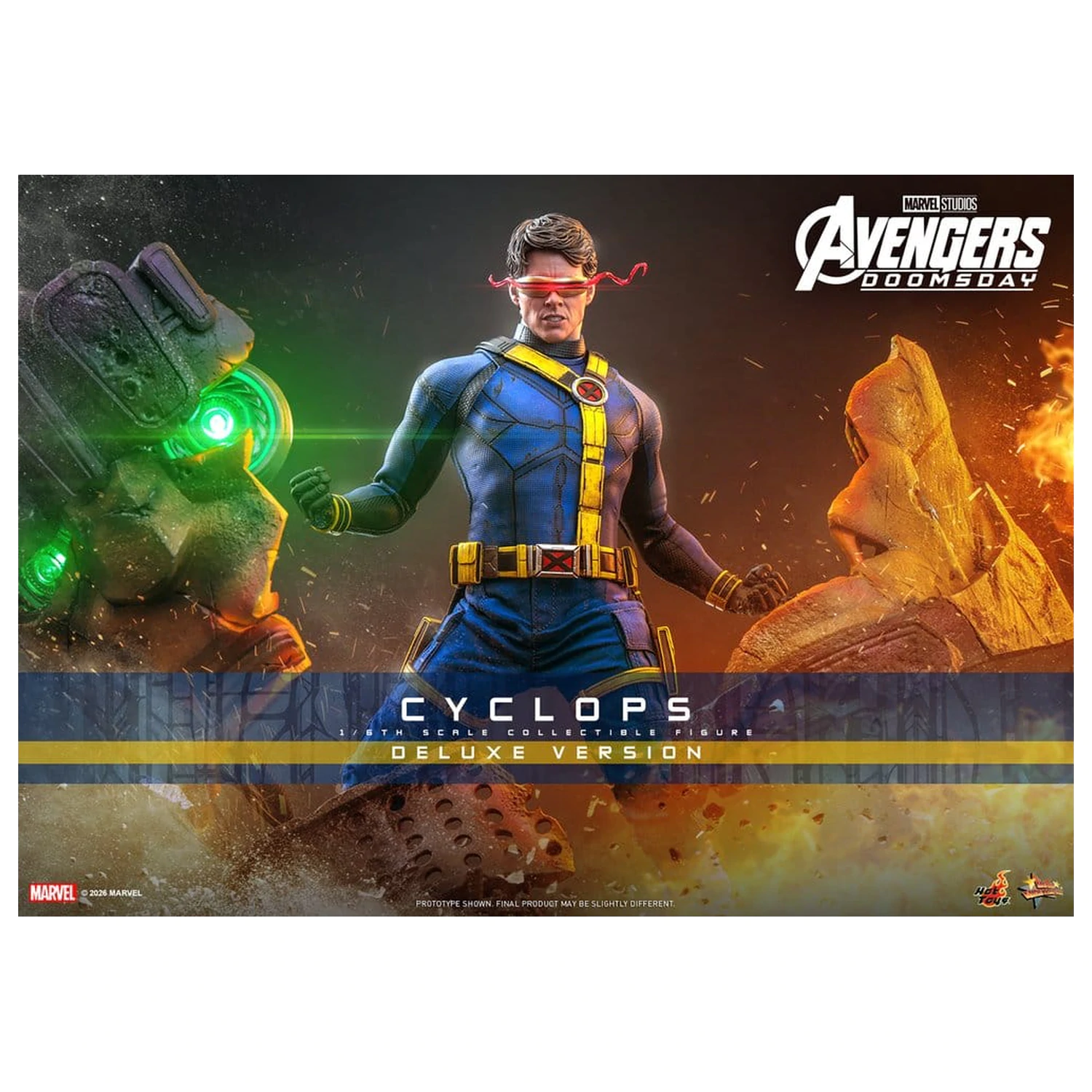 Avengers: Doomsday Movie Masterpiece akční figurka 1/6 Cyclops (Deluxe Version) 30 cm fotografii produktu