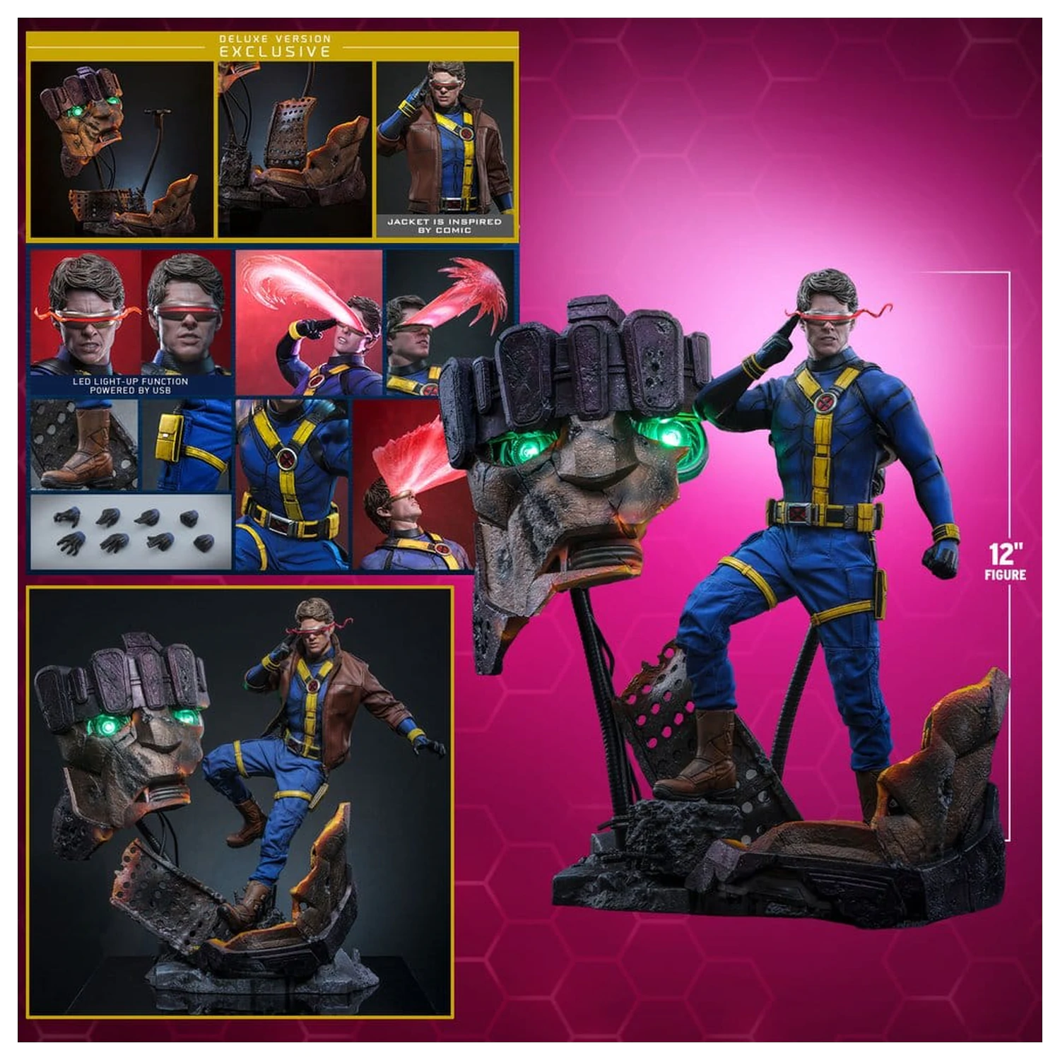Avengers: Doomsday Movie Masterpiece akční figurka 1/6 Cyclops (Deluxe Version) 30 cm fotografii produktu