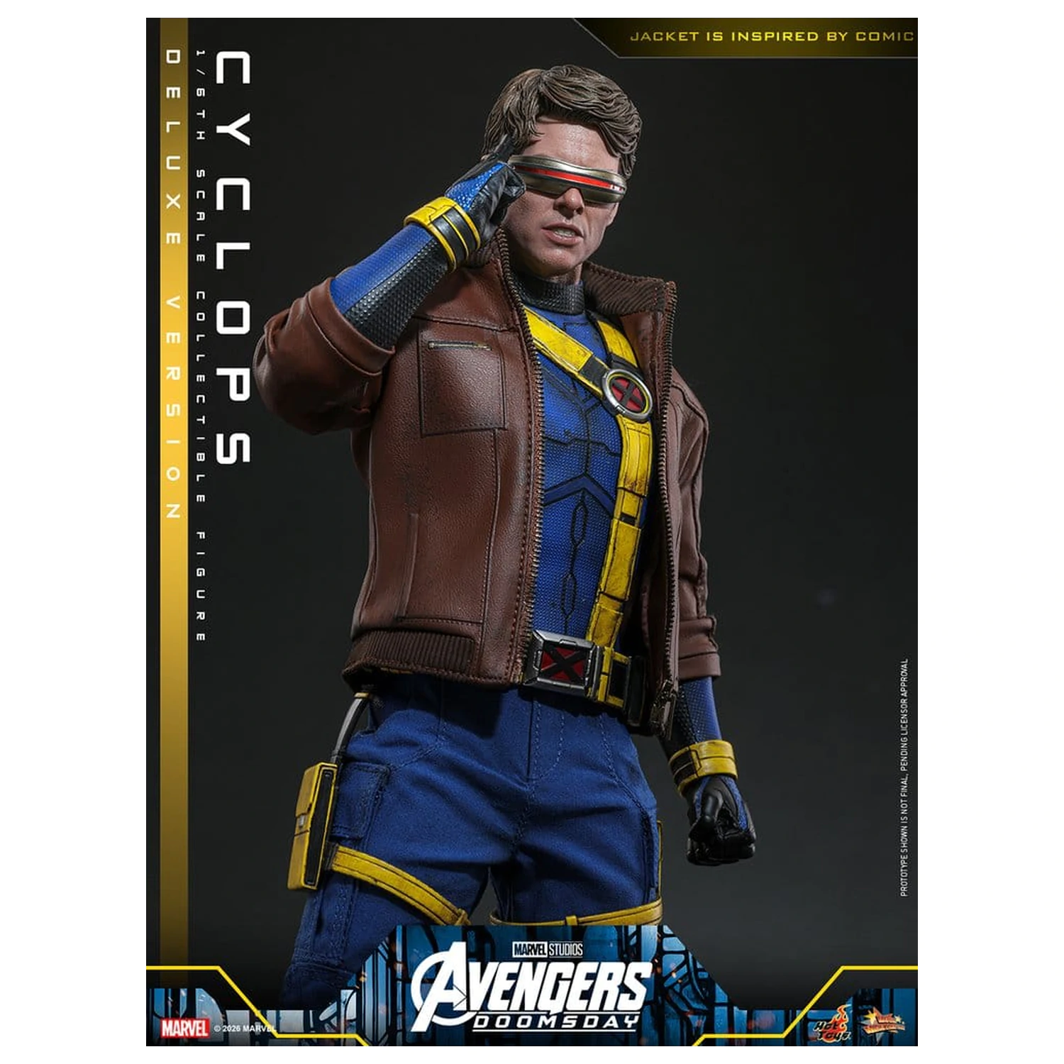 Avengers: Doomsday Movie Masterpiece akční figurka 1/6 Cyclops (Deluxe Version) 30 cm fotografii produktu