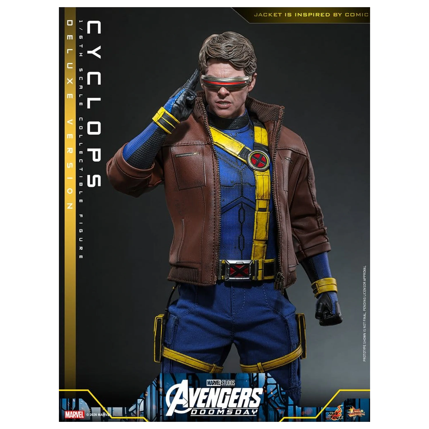 Avengers: Doomsday Movie Masterpiece akční figurka 1/6 Cyclops (Deluxe Version) 30 cm fotografii produktu