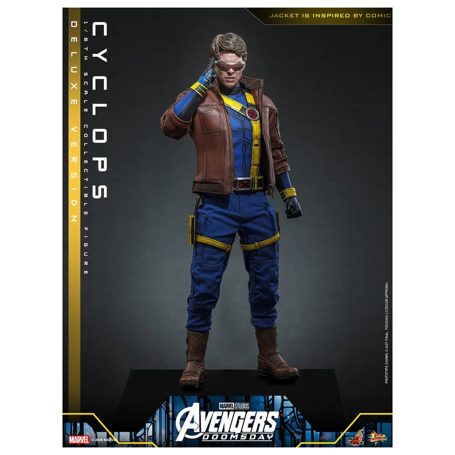 Avengers: Doomsday Movie Masterpiece akční figurka 1/6 Cyclops (Deluxe Version) 30 cm fotografii produktu