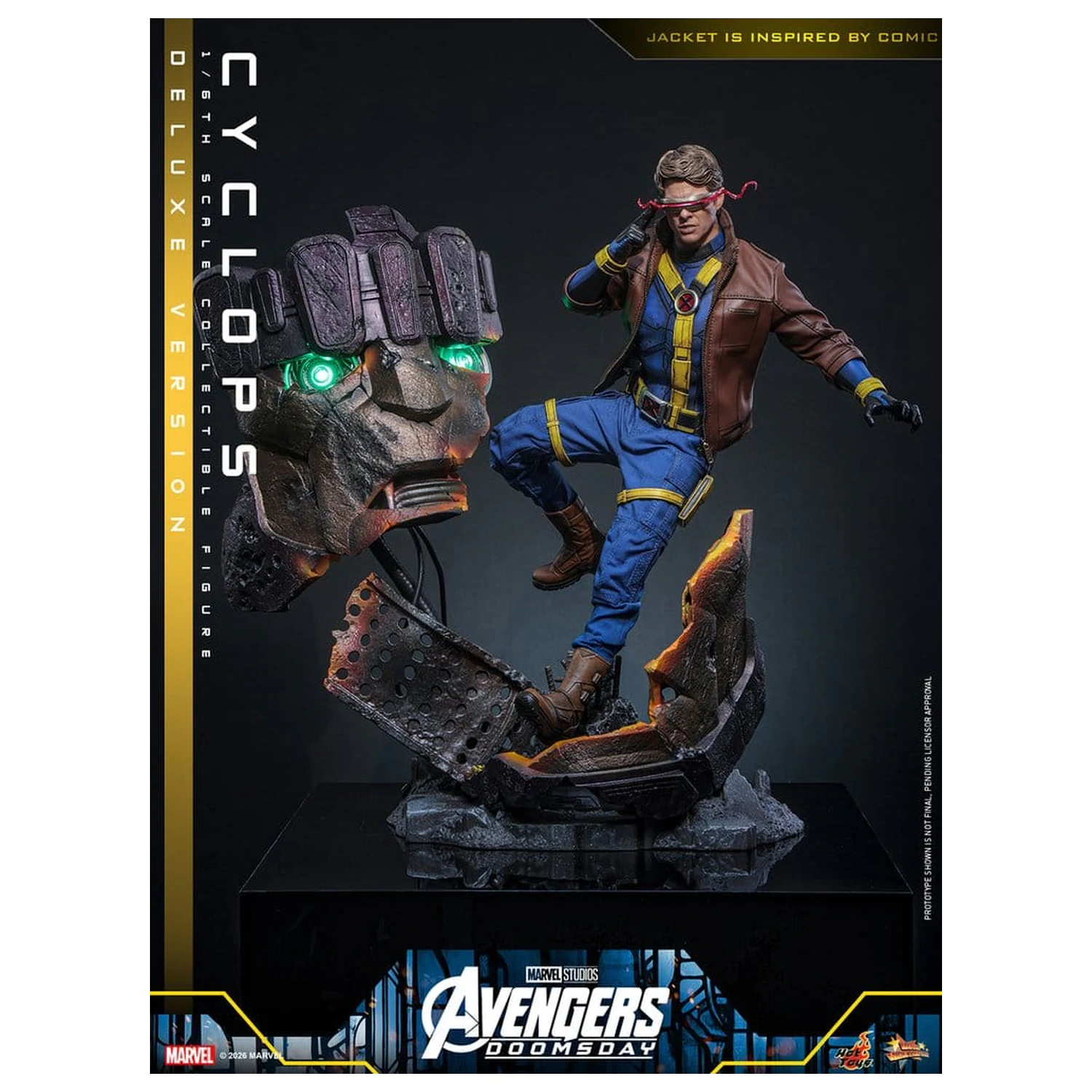 Avengers: Doomsday Movie Masterpiece akční figurka 1/6 Cyclops (Deluxe Version) 30 cm fotografii produktu
