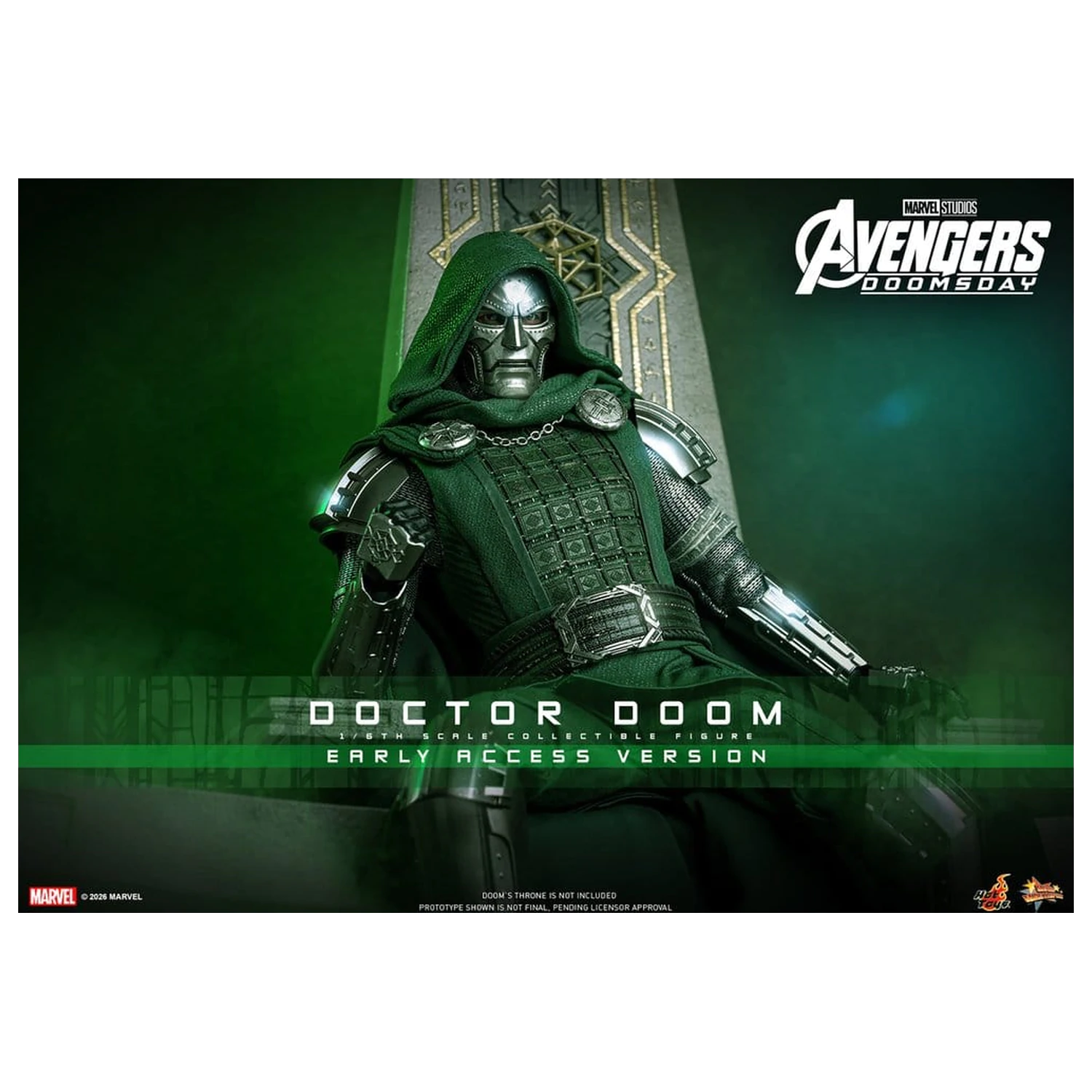 Avengers: Doomsday Movie Masterpiece akční figurka 1/6 Doctor Doom 31 cm fotografii produktu