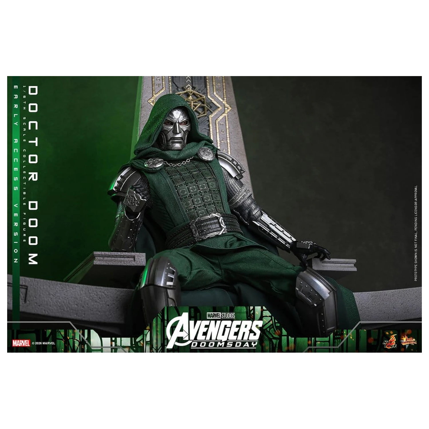 Avengers: Doomsday Movie Masterpiece akční figurka 1/6 Doctor Doom 31 cm fotografii produktu