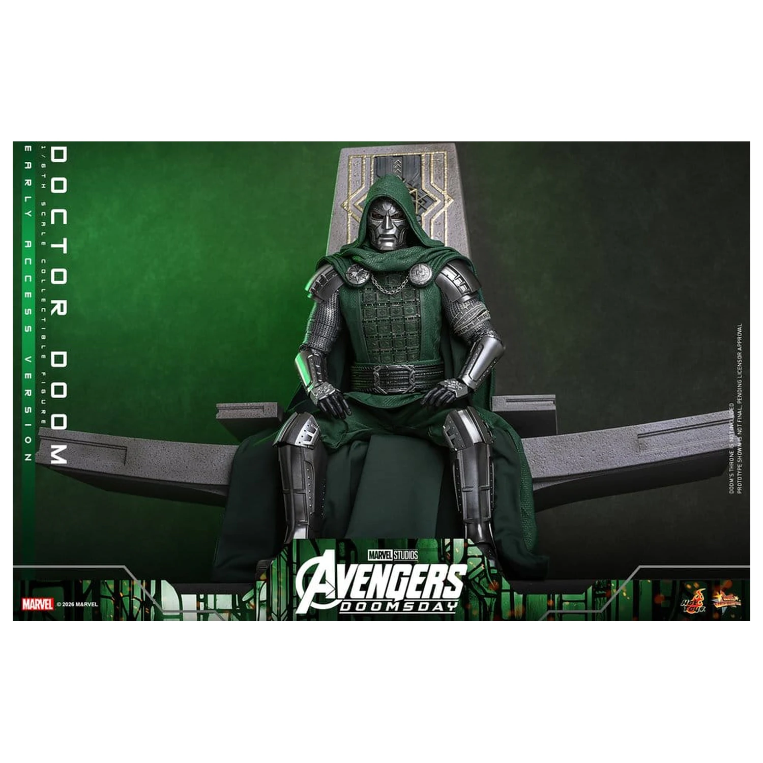Avengers: Doomsday Movie Masterpiece akční figurka 1/6 Doctor Doom 31 cm fotografii produktu
