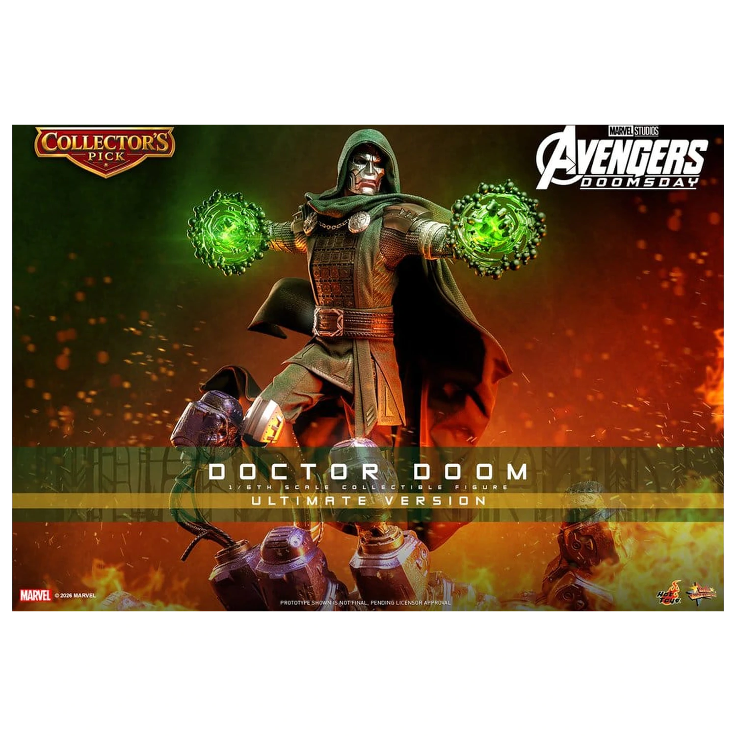 Avengers: Doomsday Movie Masterpiece akční figurka 1/6 Doctor Doom (Ultimate Version) 31 cm fotografii produktu