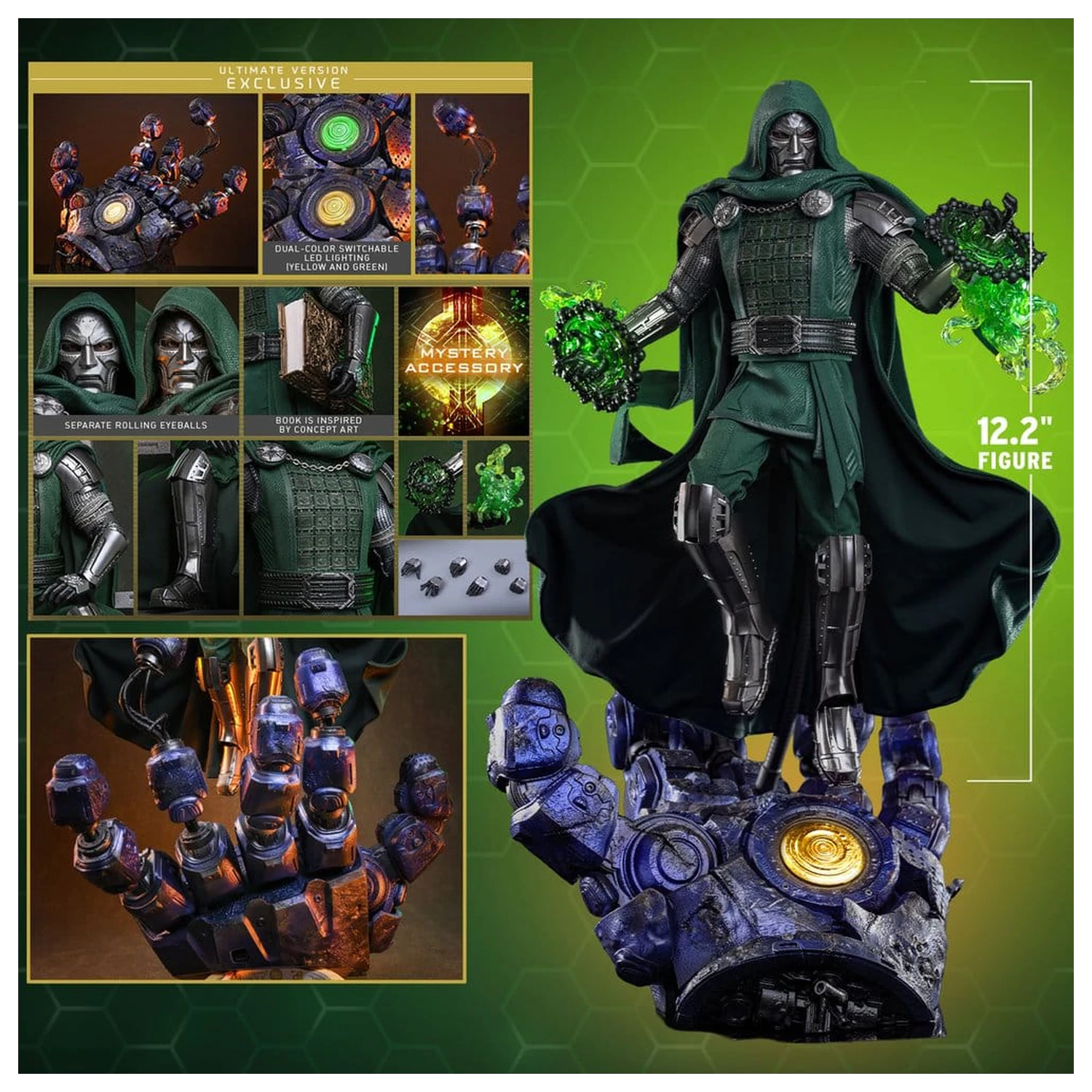 Avengers: Doomsday Movie Masterpiece akční figurka 1/6 Doctor Doom (Ultimate Version) 31 cm fotografii produktu