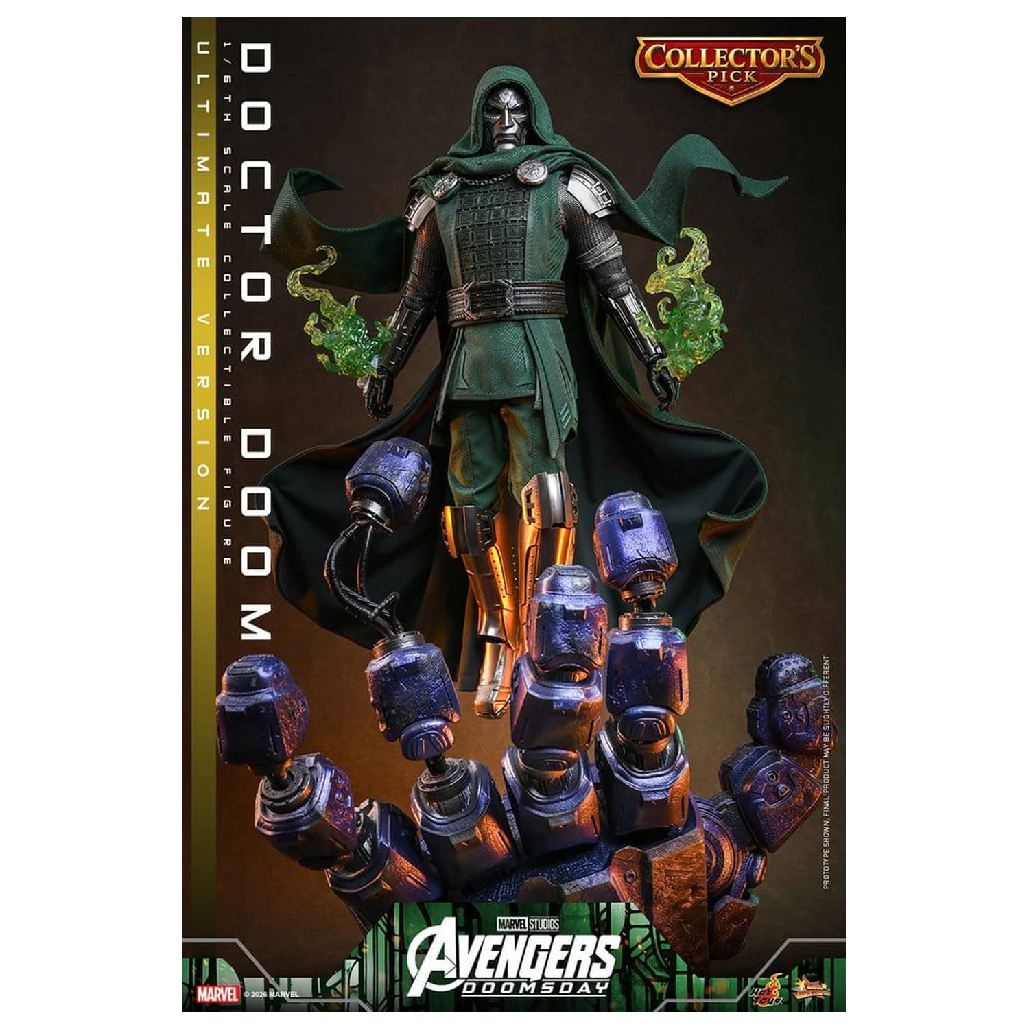 Avengers: Doomsday Movie Masterpiece akční figurka 1/6 Doctor Doom (Ultimate Version) 31 cm fotografii produktu