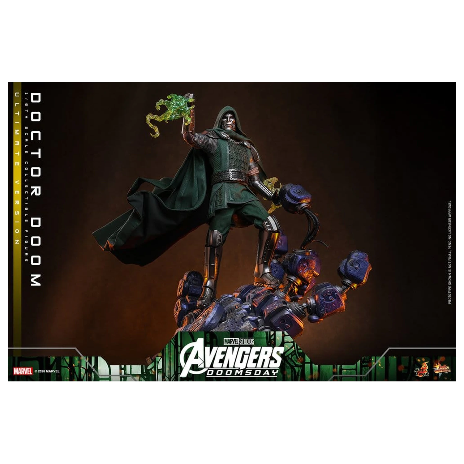 Avengers: Doomsday Movie Masterpiece akční figurka 1/6 Doctor Doom (Ultimate Version) 31 cm fotografii produktu