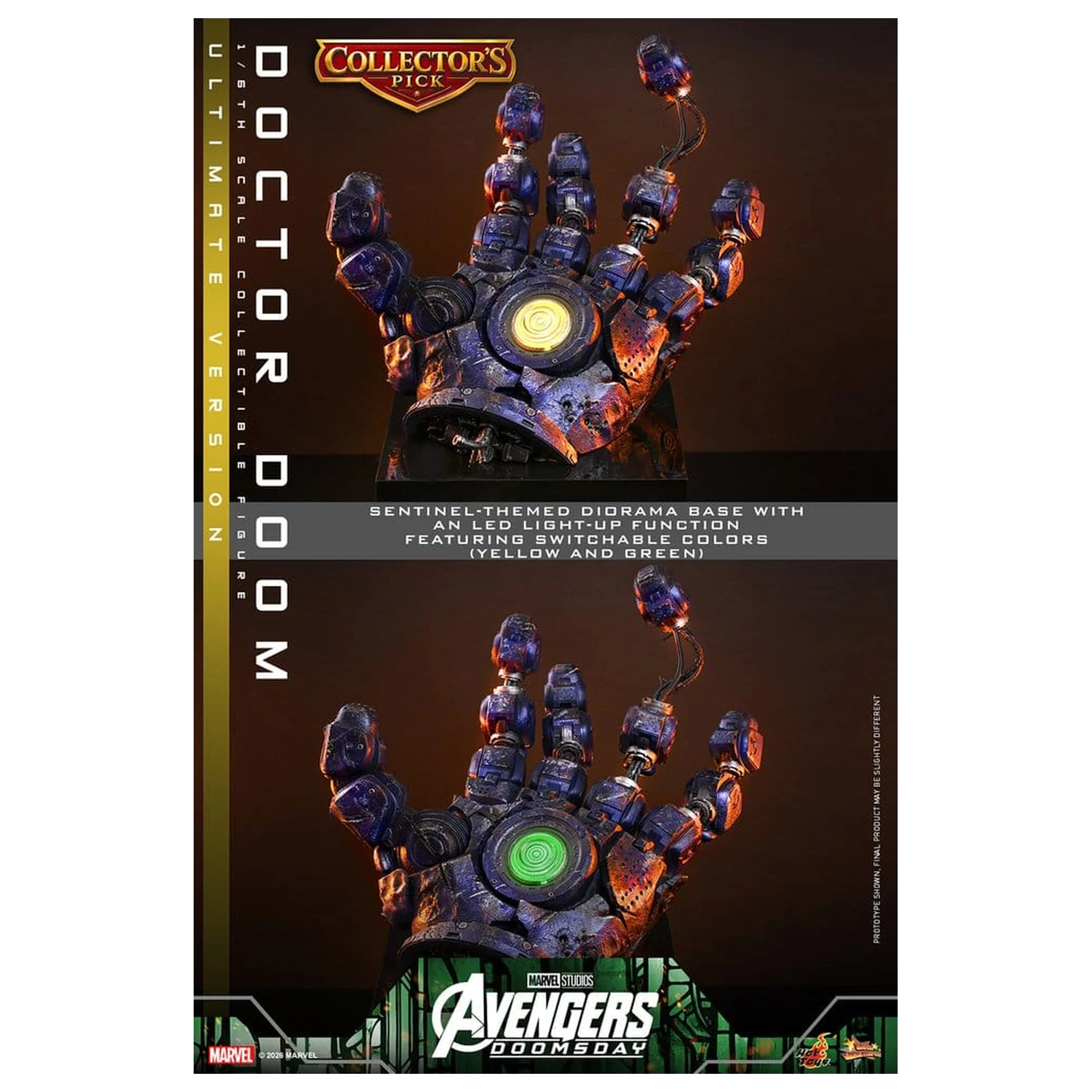 Avengers: Doomsday Movie Masterpiece akční figurka 1/6 Doctor Doom (Ultimate Version) 31 cm fotografii produktu