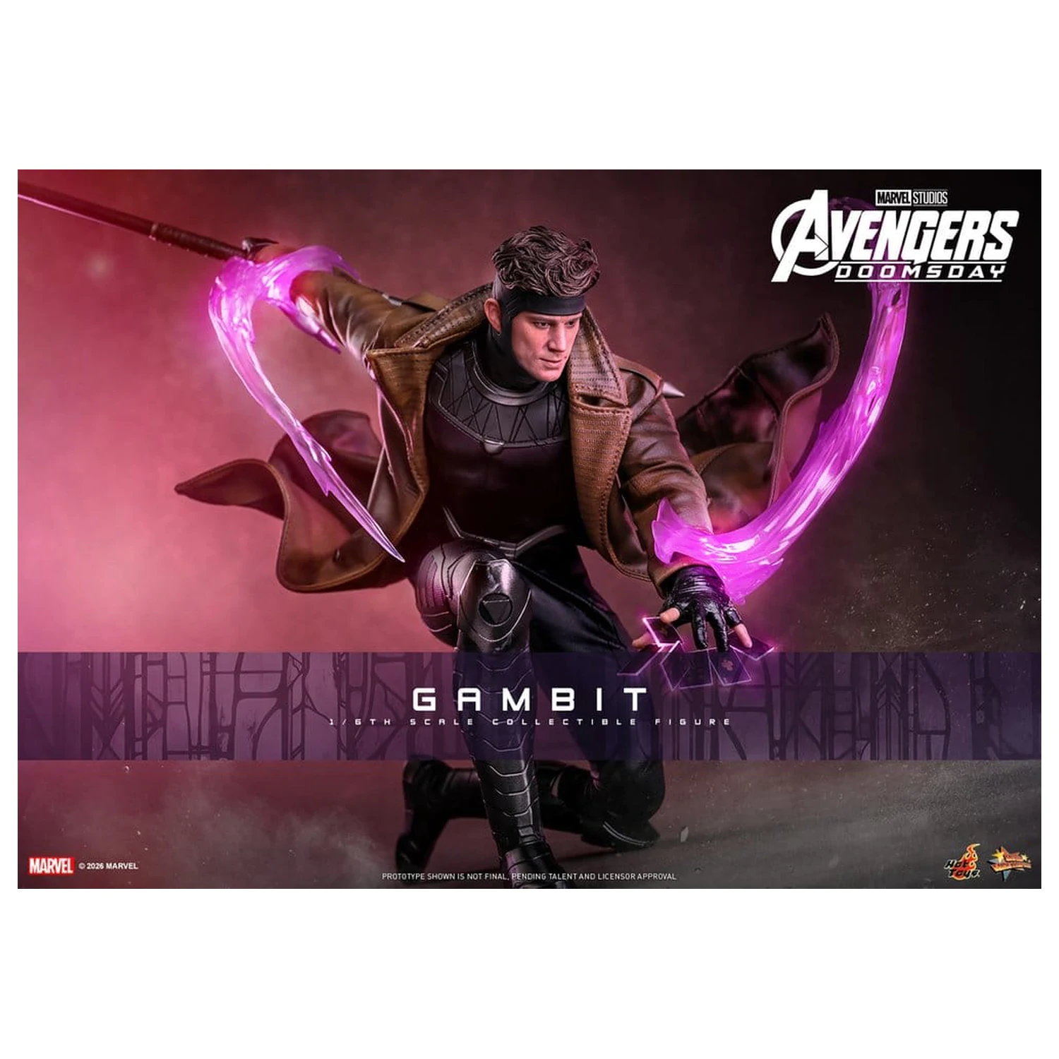 Avengers: Doomsday Movie Masterpiece akční figurka 1/6 Gambit 31 cm fotografii produktu