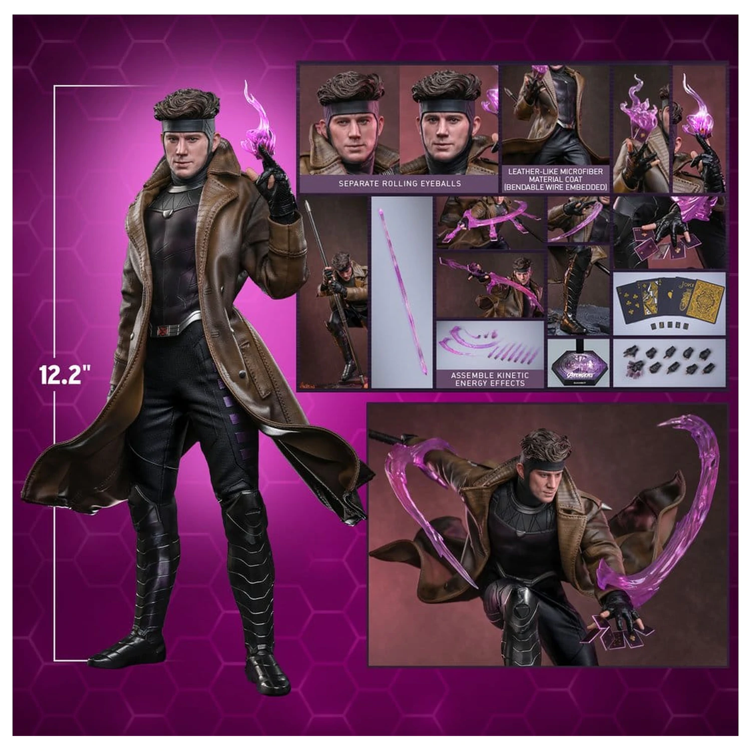 Avengers: Doomsday Movie Masterpiece akční figurka 1/6 Gambit 31 cm fotografii produktu