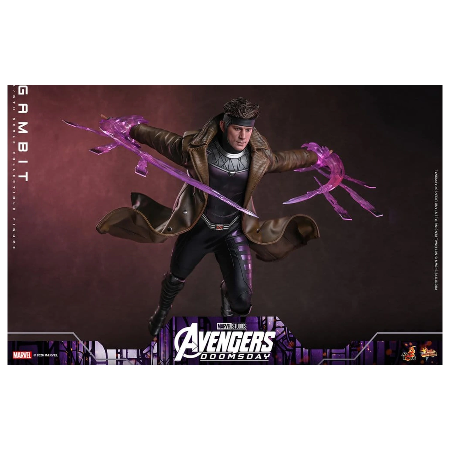 Avengers: Doomsday Movie Masterpiece akční figurka 1/6 Gambit 31 cm fotografii produktu