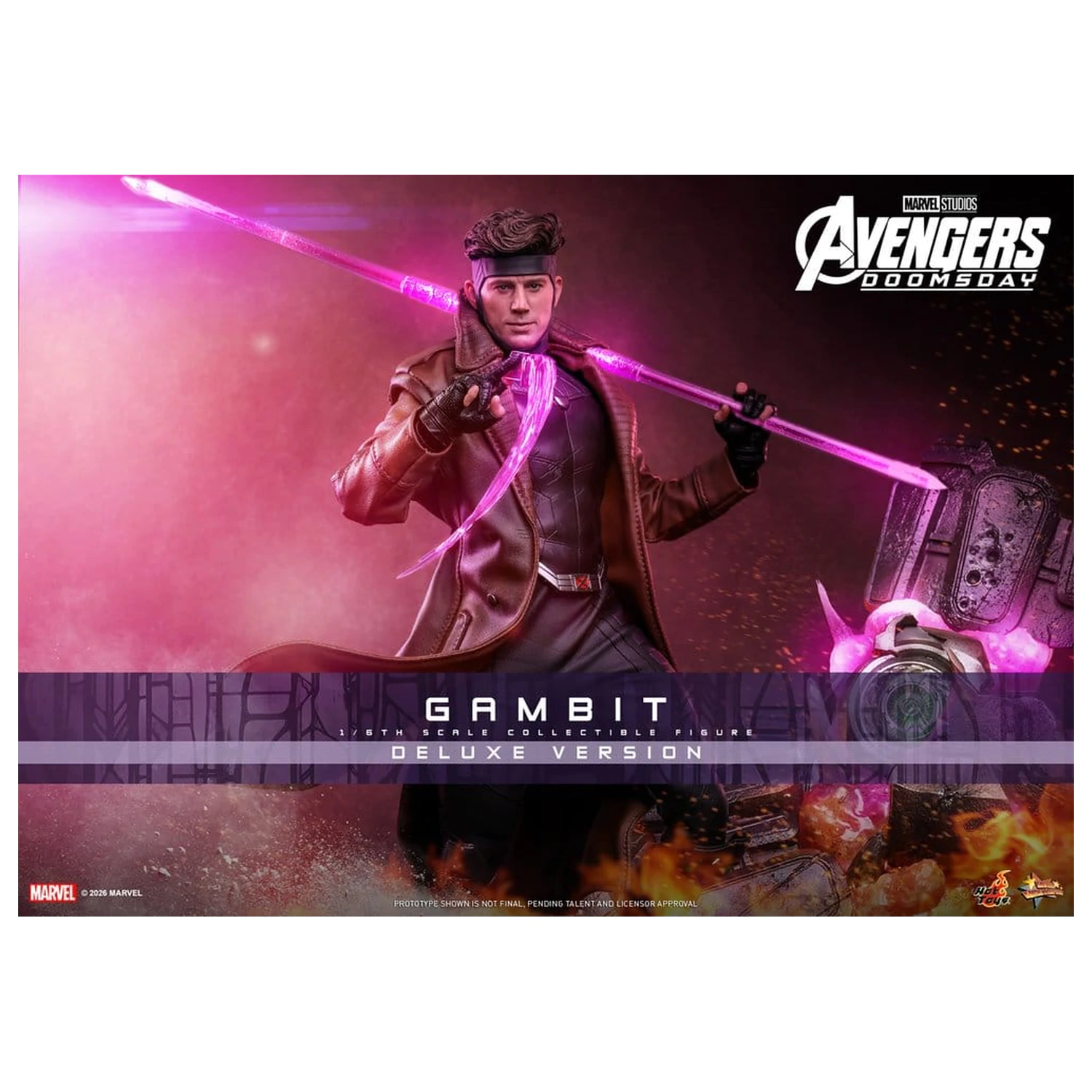 Avengers: Doomsday Movie Masterpiece akční figurka 1/6 Gambit (Deluxe Version) 31 cm fotografii produktu