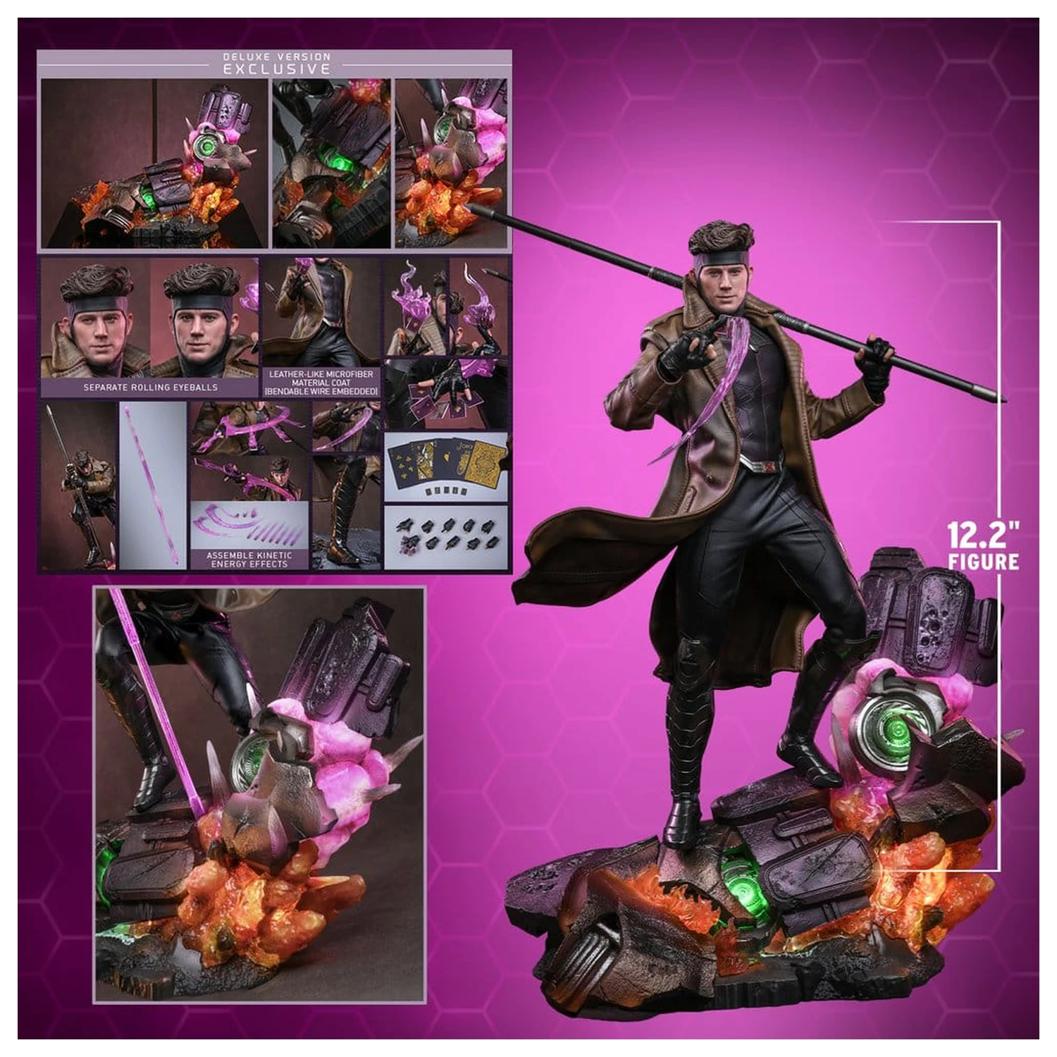 Avengers: Doomsday Movie Masterpiece akční figurka 1/6 Gambit (Deluxe Version) 31 cm fotografii produktu
