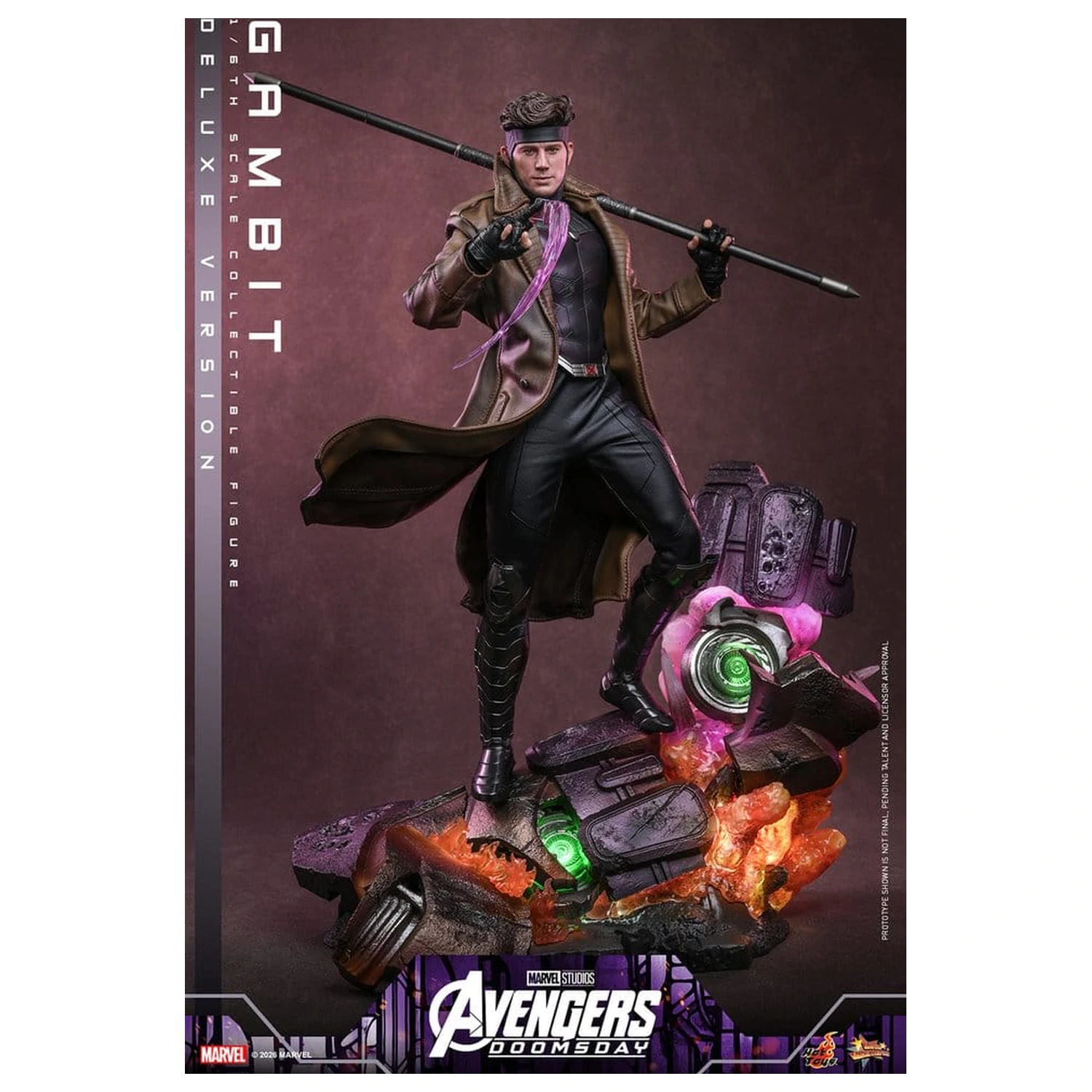 Avengers: Doomsday Movie Masterpiece akční figurka 1/6 Gambit (Deluxe Version) 31 cm fotografii produktu