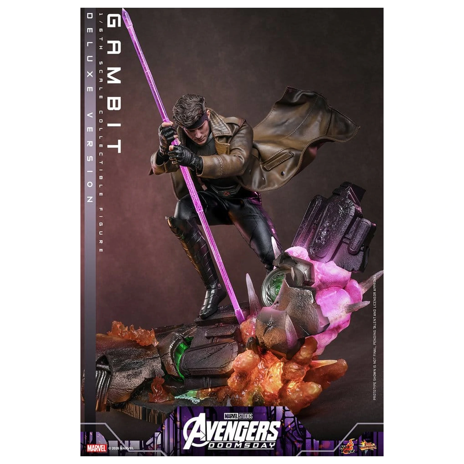 Avengers: Doomsday Movie Masterpiece akční figurka 1/6 Gambit (Deluxe Version) 31 cm fotografii produktu