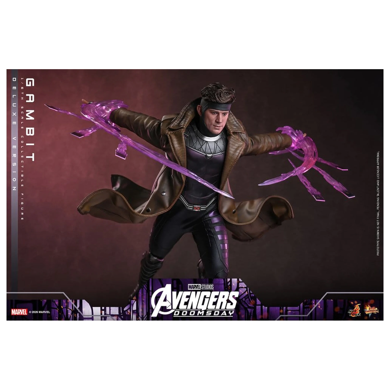Avengers: Doomsday Movie Masterpiece akční figurka 1/6 Gambit (Deluxe Version) 31 cm fotografii produktu