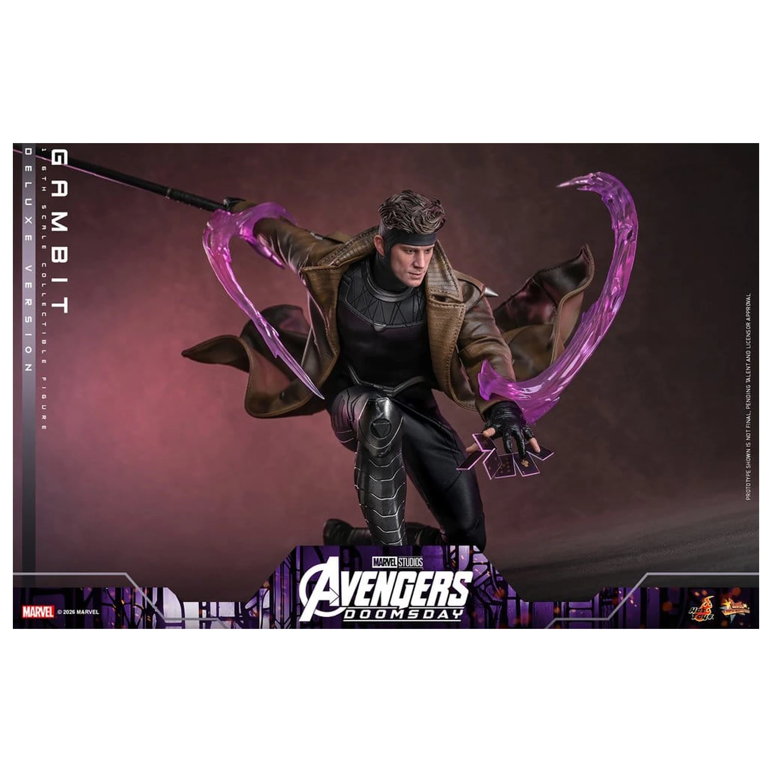 Avengers: Doomsday Movie Masterpiece akční figurka 1/6 Gambit (Deluxe Version) 31 cm fotografii produktu