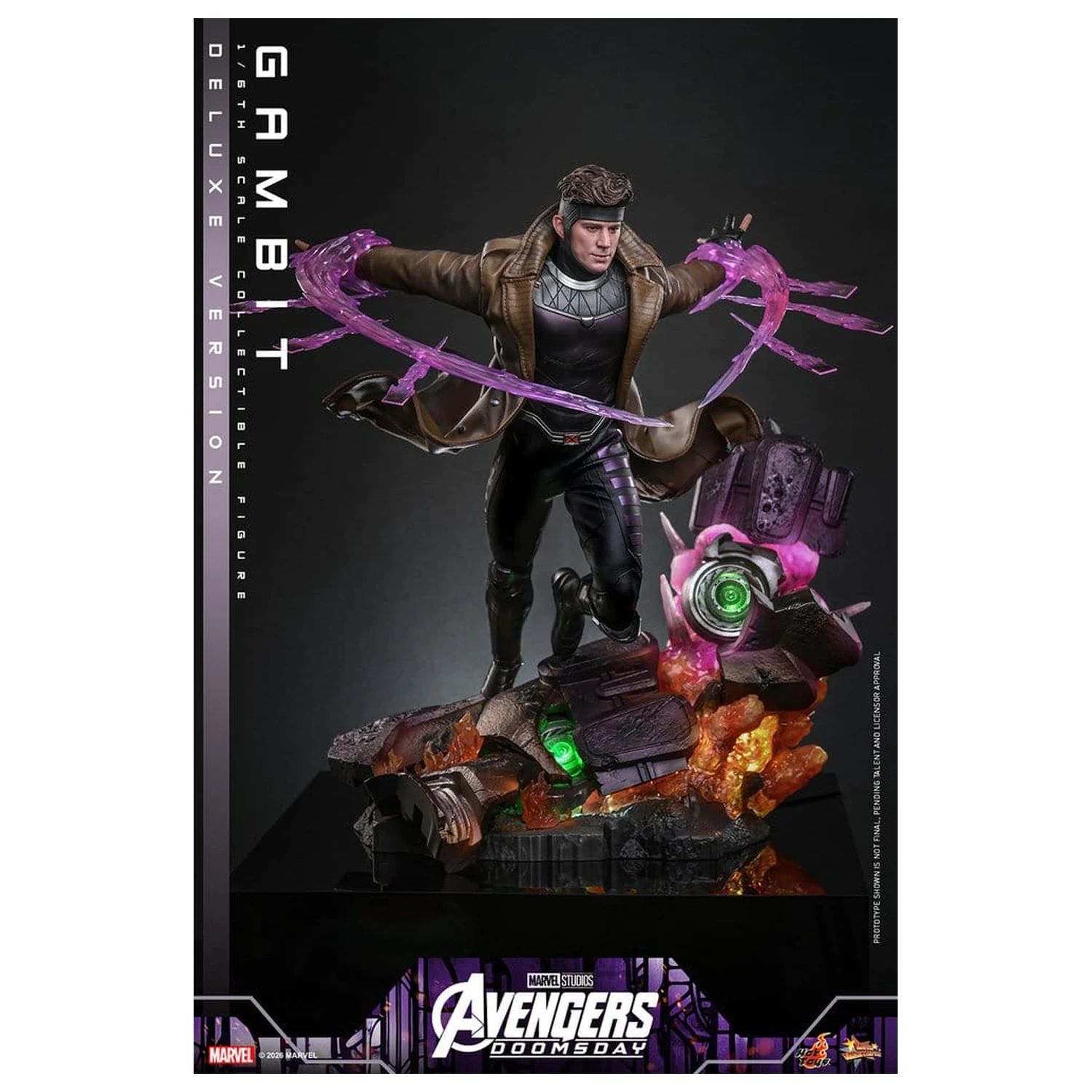 Avengers: Doomsday Movie Masterpiece akční figurka 1/6 Gambit (Deluxe Version) 31 cm fotografii produktu