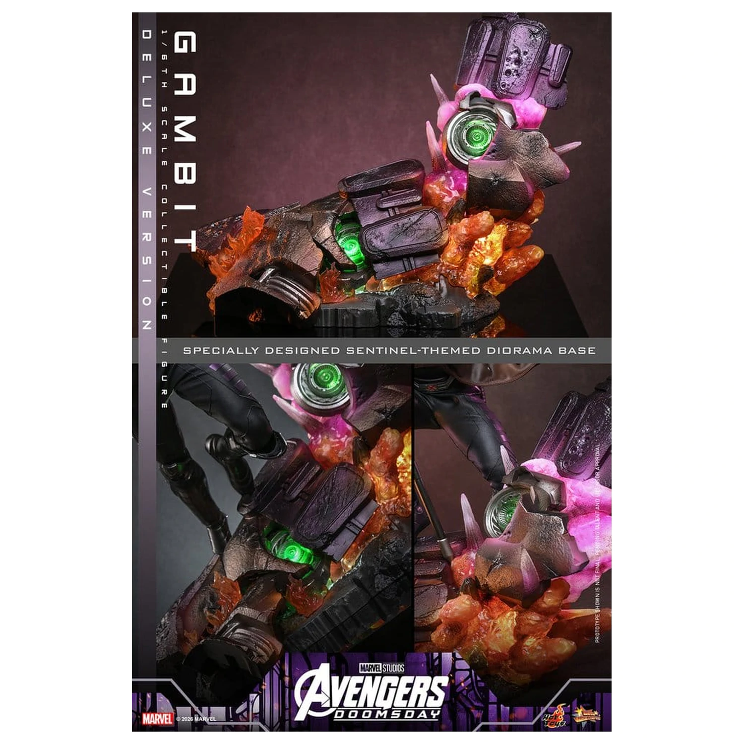 Avengers: Doomsday Movie Masterpiece akční figurka 1/6 Gambit (Deluxe Version) 31 cm fotografii produktu
