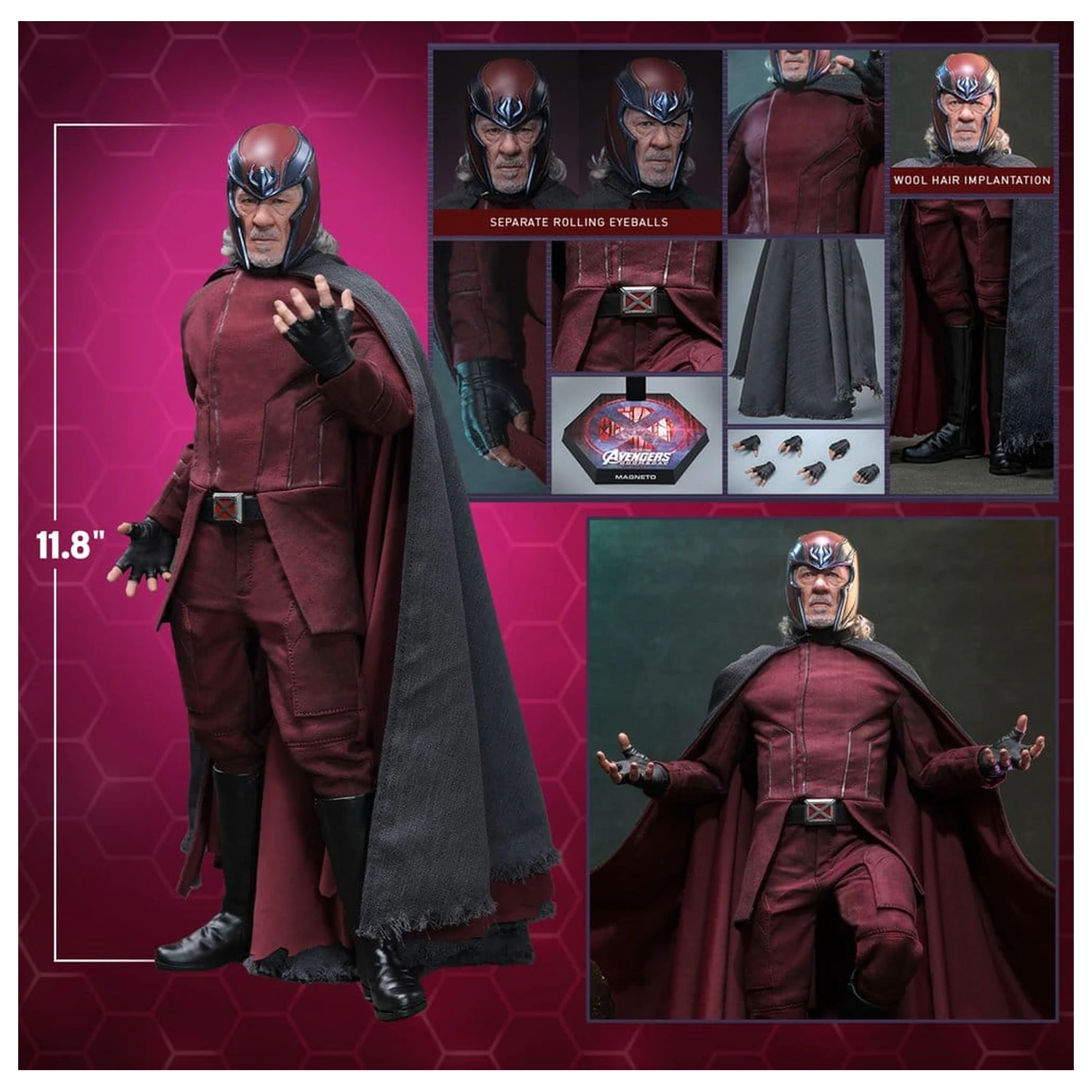 Avengers: Doomsday Movie Masterpiece akční figurka 1/6 Magneto 30 cm fotografii produktu