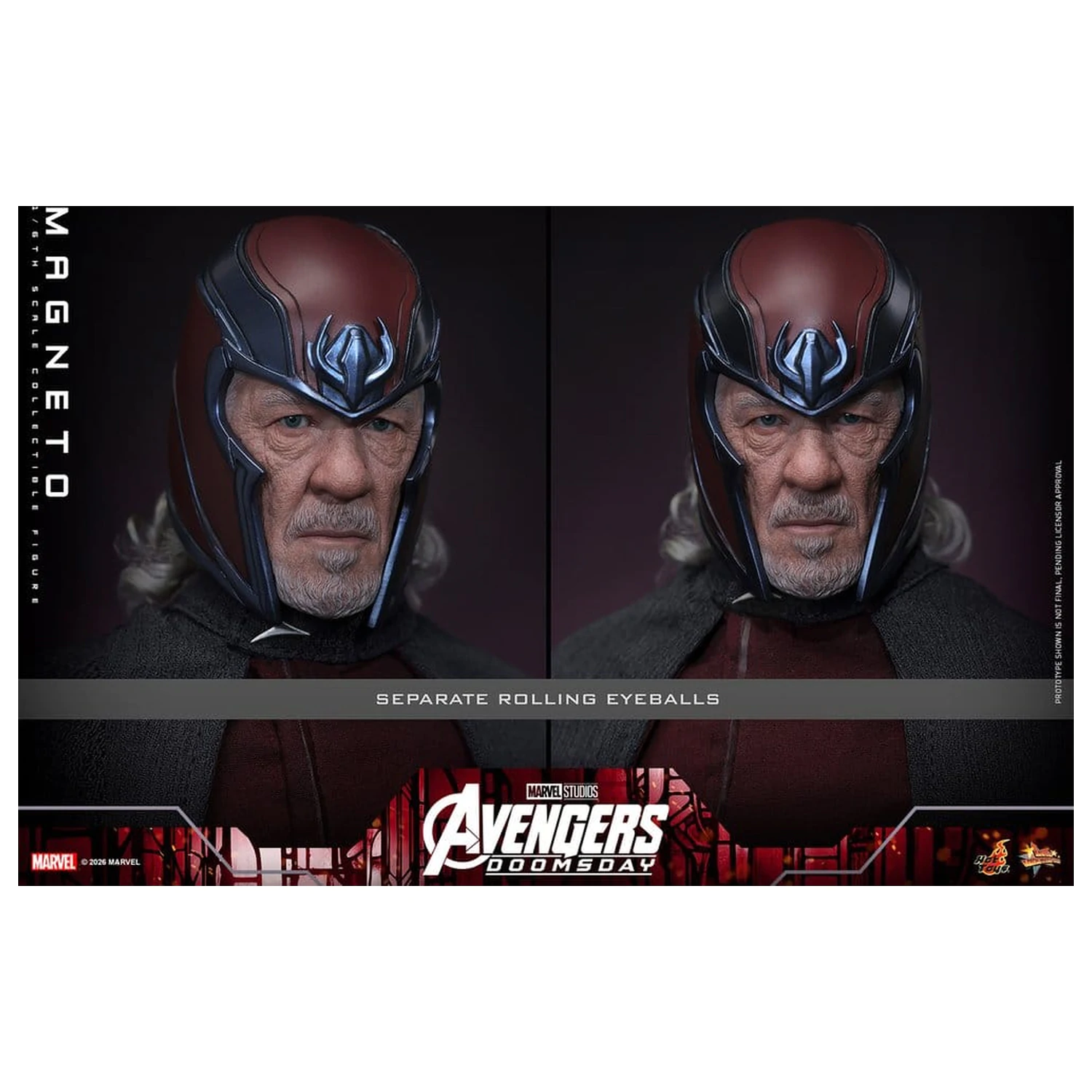 Avengers: Doomsday Movie Masterpiece akční figurka 1/6 Magneto 30 cm fotografii produktu