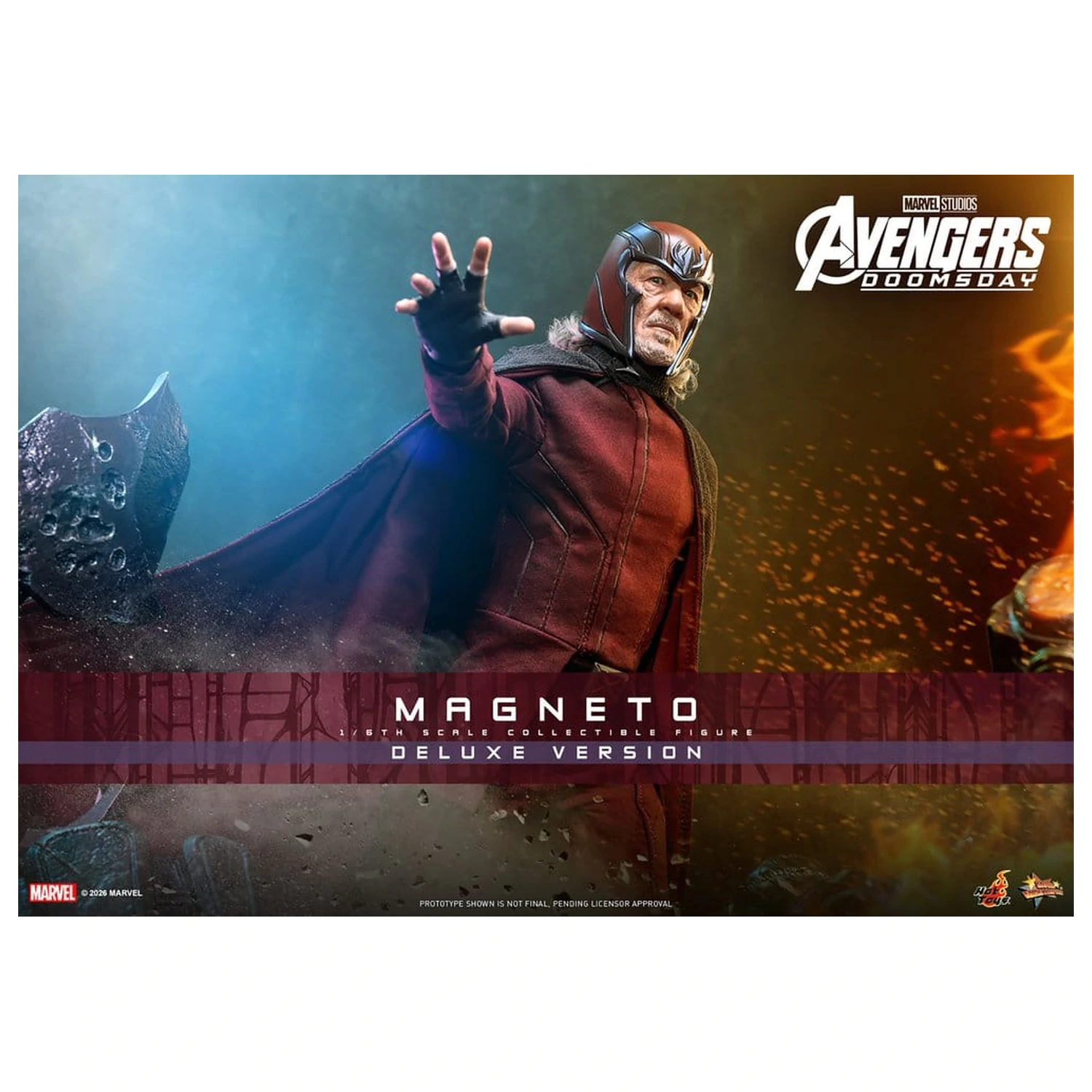 Avengers: Doomsday Movie Masterpiece akční figurka 1/6 Magneto (Deluxe Version) 30 cm fotografii produktu