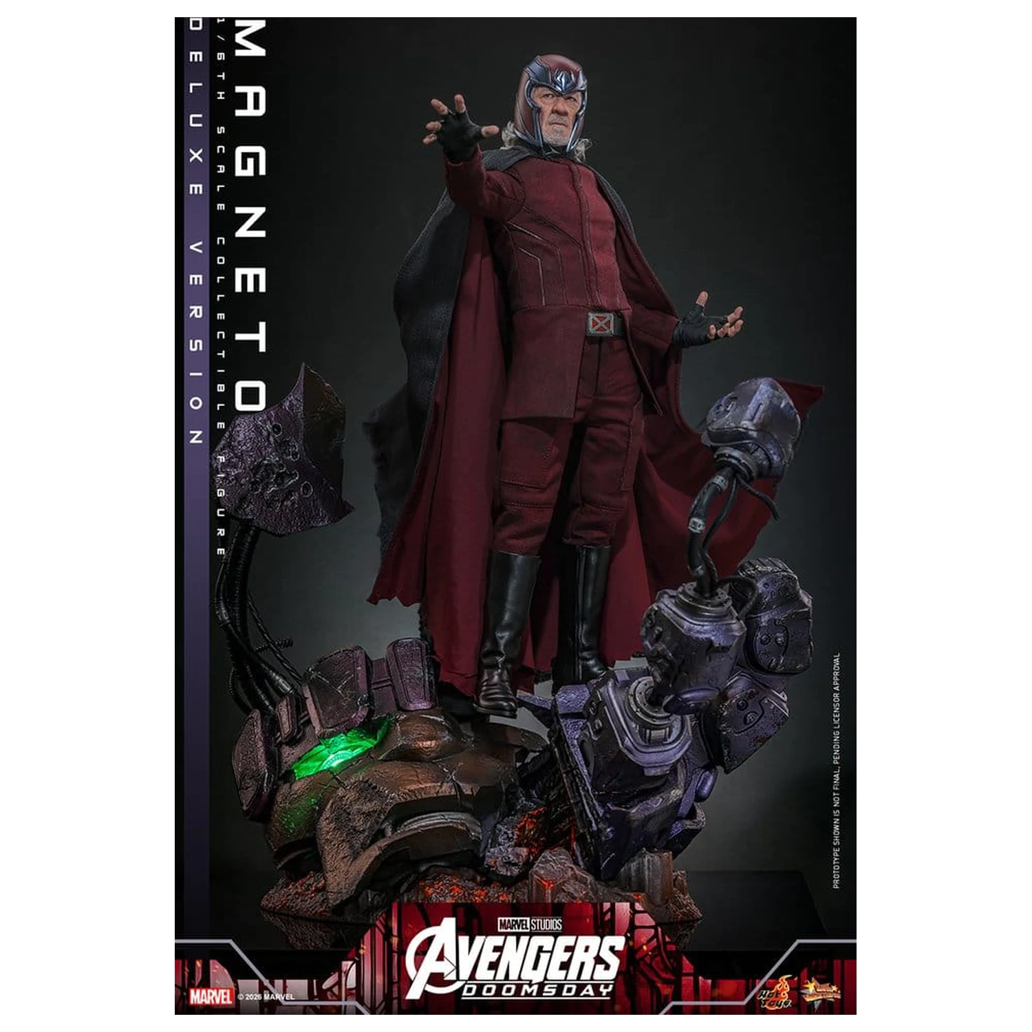 Avengers: Doomsday Movie Masterpiece akční figurka 1/6 Magneto (Deluxe Version) 30 cm fotografii produktu