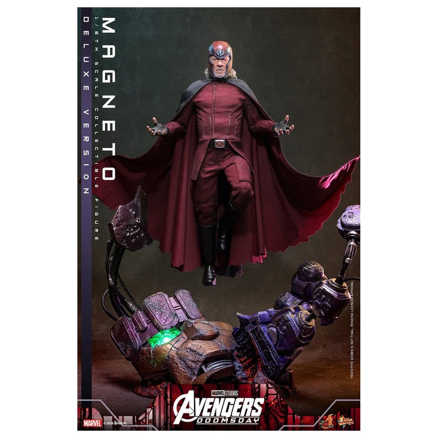 Avengers: Doomsday Movie Masterpiece akční figurka 1/6 Magneto (Deluxe Version) 30 cm fotografii produktu