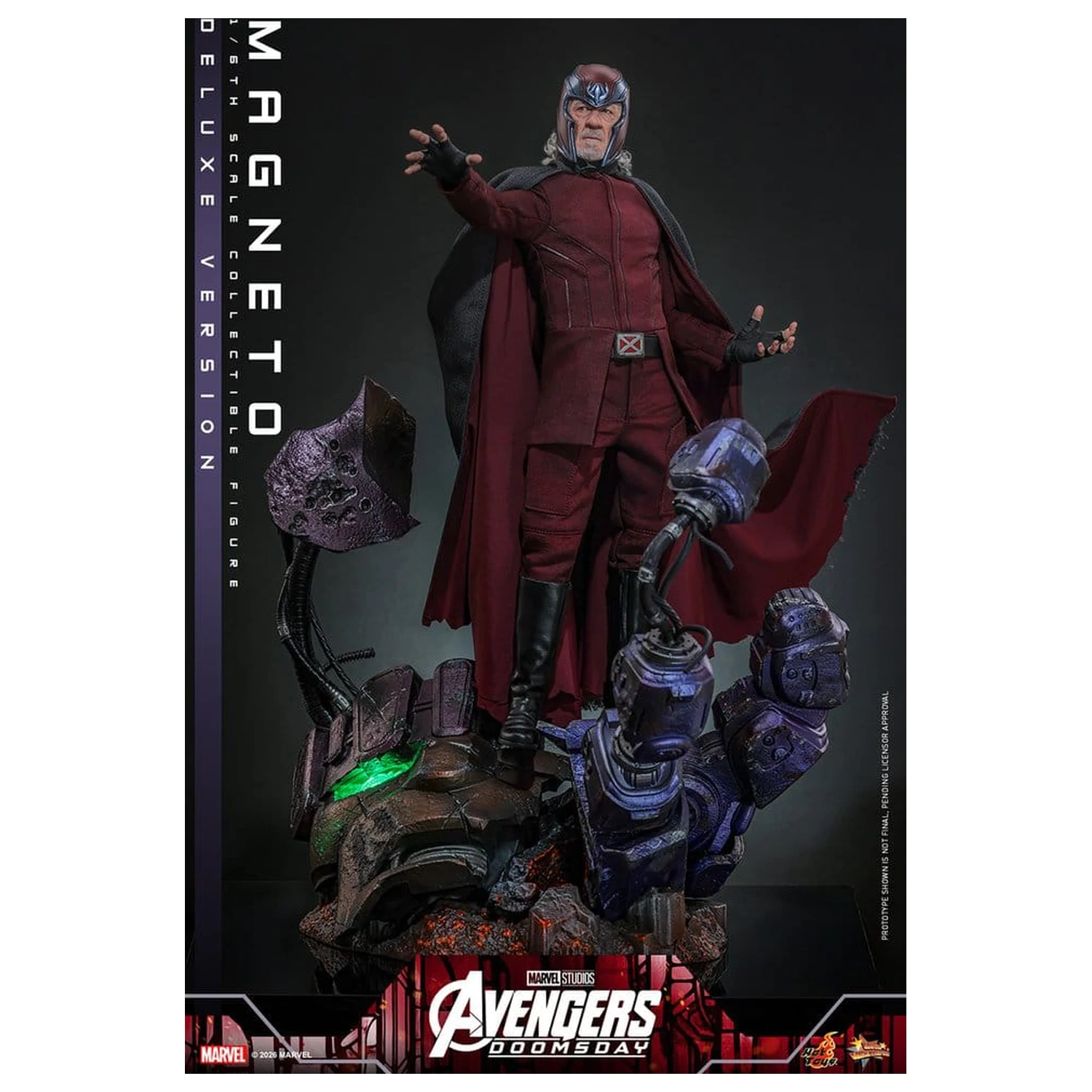 Avengers: Doomsday Movie Masterpiece akční figurka 1/6 Magneto (Deluxe Version) 30 cm fotografii produktu