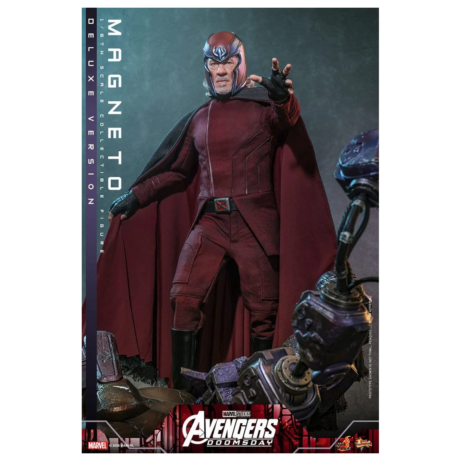 Avengers: Doomsday Movie Masterpiece akční figurka 1/6 Magneto (Deluxe Version) 30 cm fotografii produktu