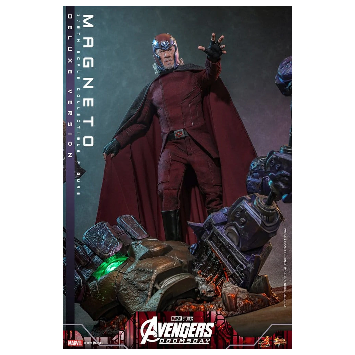 Avengers: Doomsday Movie Masterpiece akční figurka 1/6 Magneto (Deluxe Version) 30 cm fotografii produktu