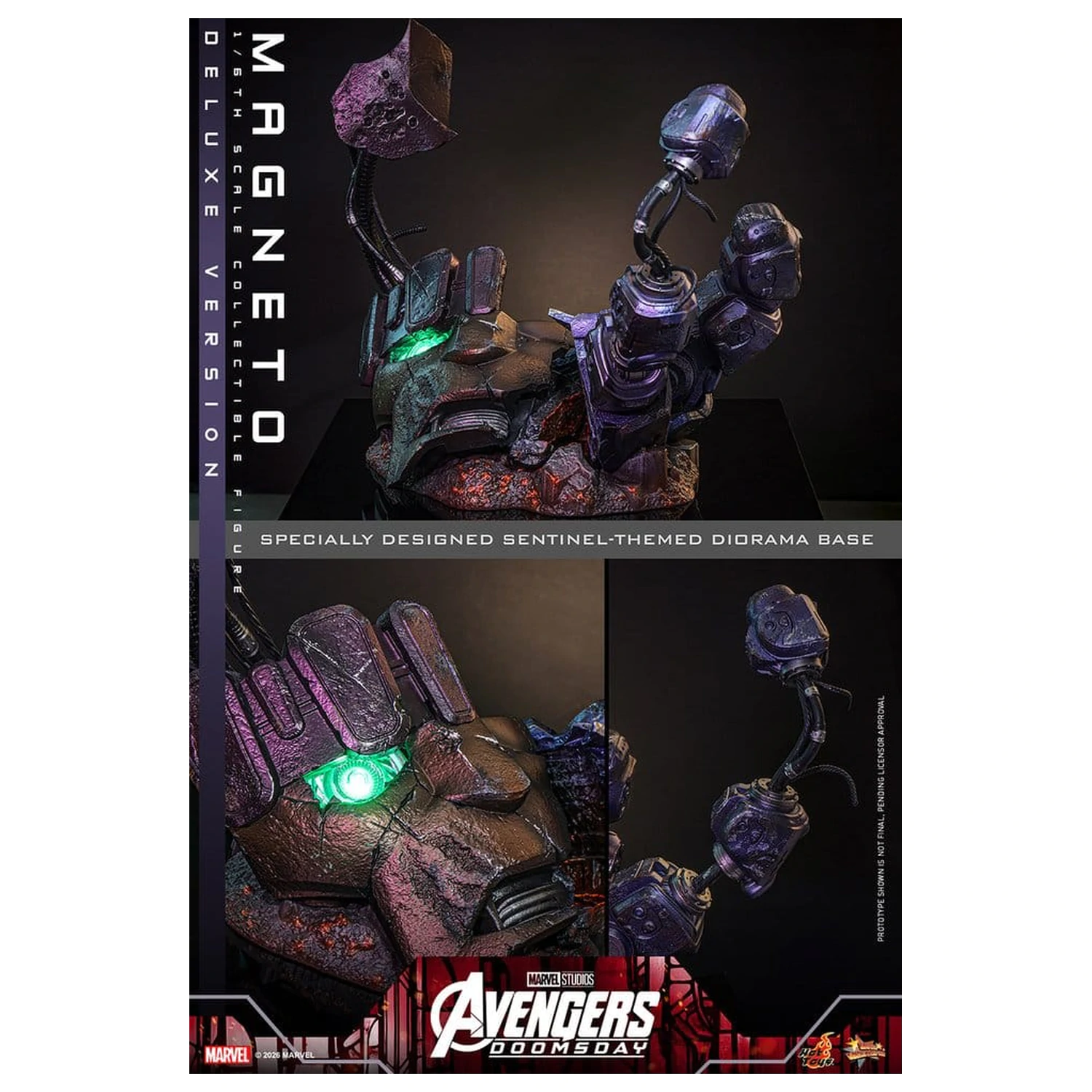 Avengers: Doomsday Movie Masterpiece akční figurka 1/6 Magneto (Deluxe Version) 30 cm fotografii produktu