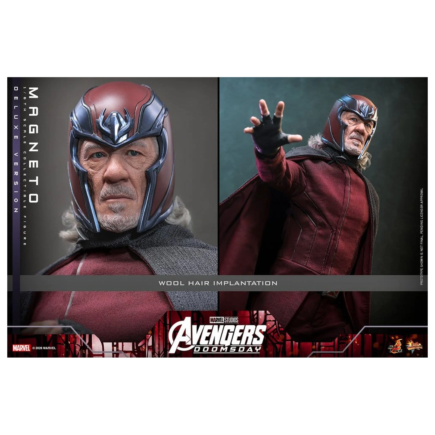 Avengers: Doomsday Movie Masterpiece akční figurka 1/6 Magneto (Deluxe Version) 30 cm fotografii produktu