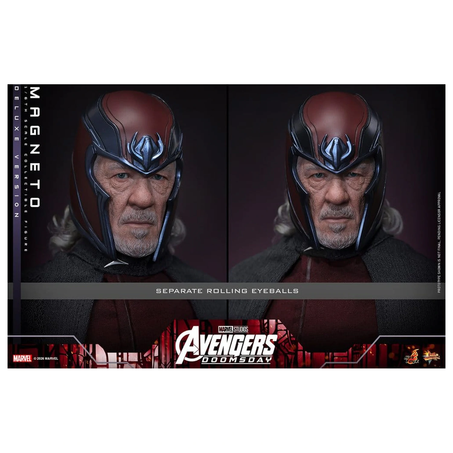 Avengers: Doomsday Movie Masterpiece akční figurka 1/6 Magneto (Deluxe Version) 30 cm fotografii produktu