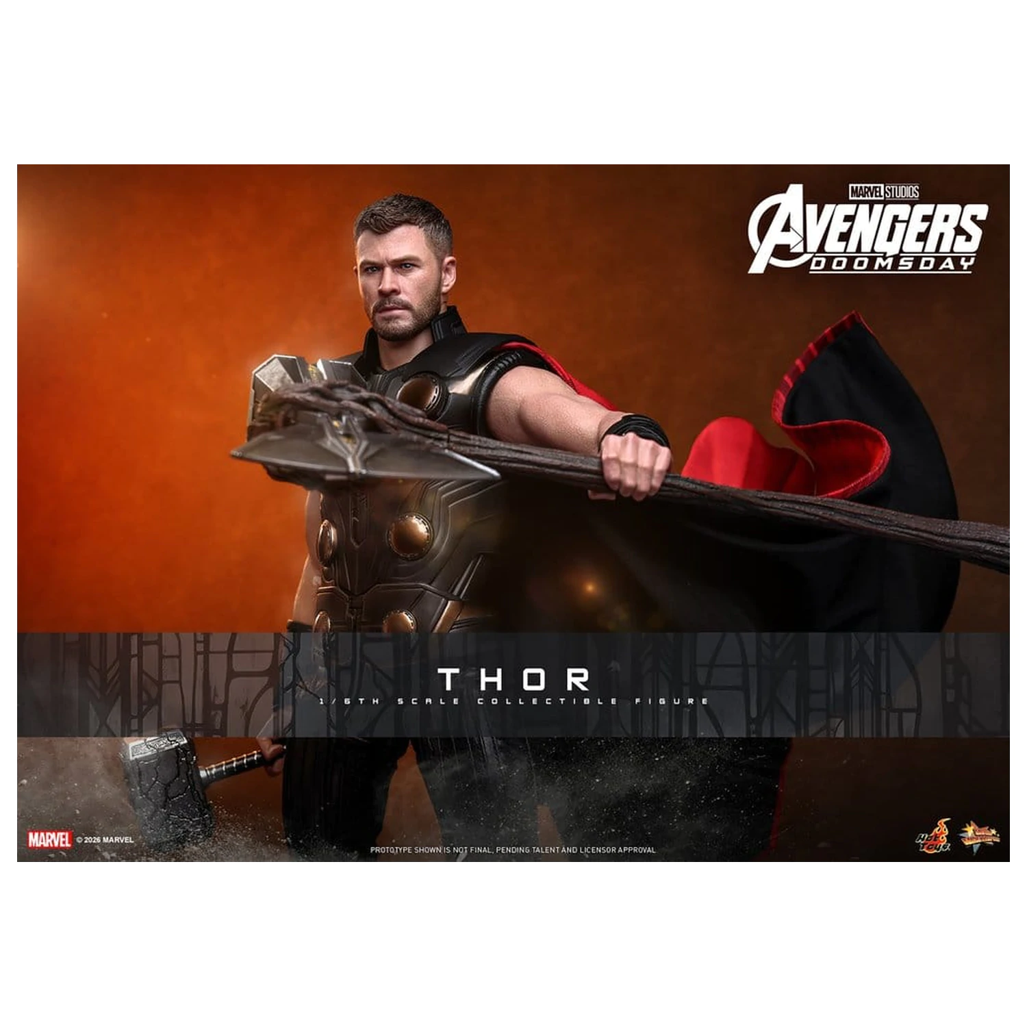 Avengers: Doomsday Movie Masterpiece akční figurka 1/6 Thor 32 cm fotografii produktu