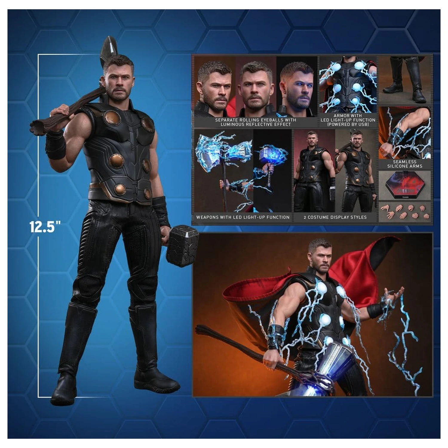 Avengers: Doomsday Movie Masterpiece akční figurka 1/6 Thor 32 cm fotografii produktu