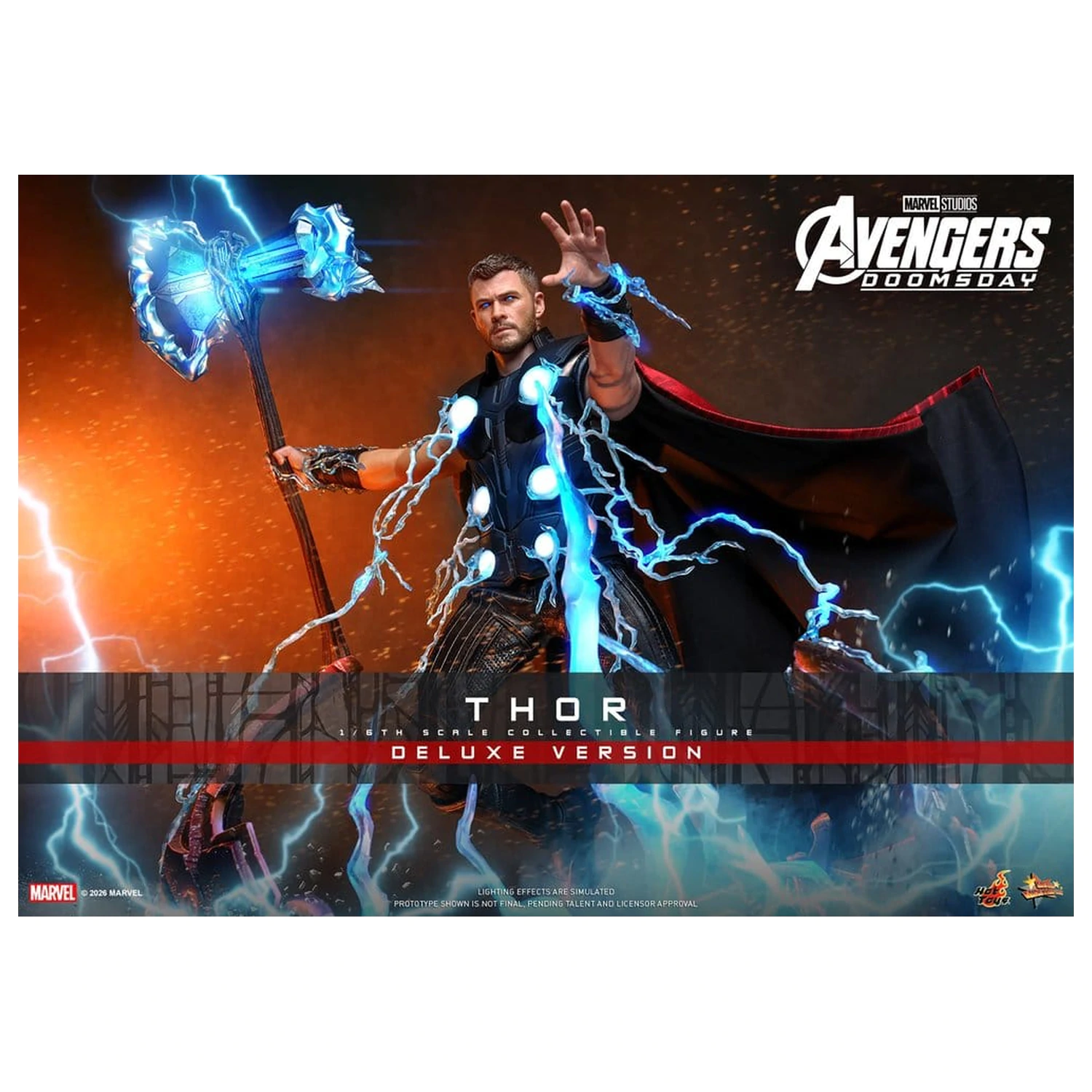Avengers: Doomsday Movie Masterpiece akční figurka 1/6 Thor (Deluxe Version) 32 cm fotografii produktu