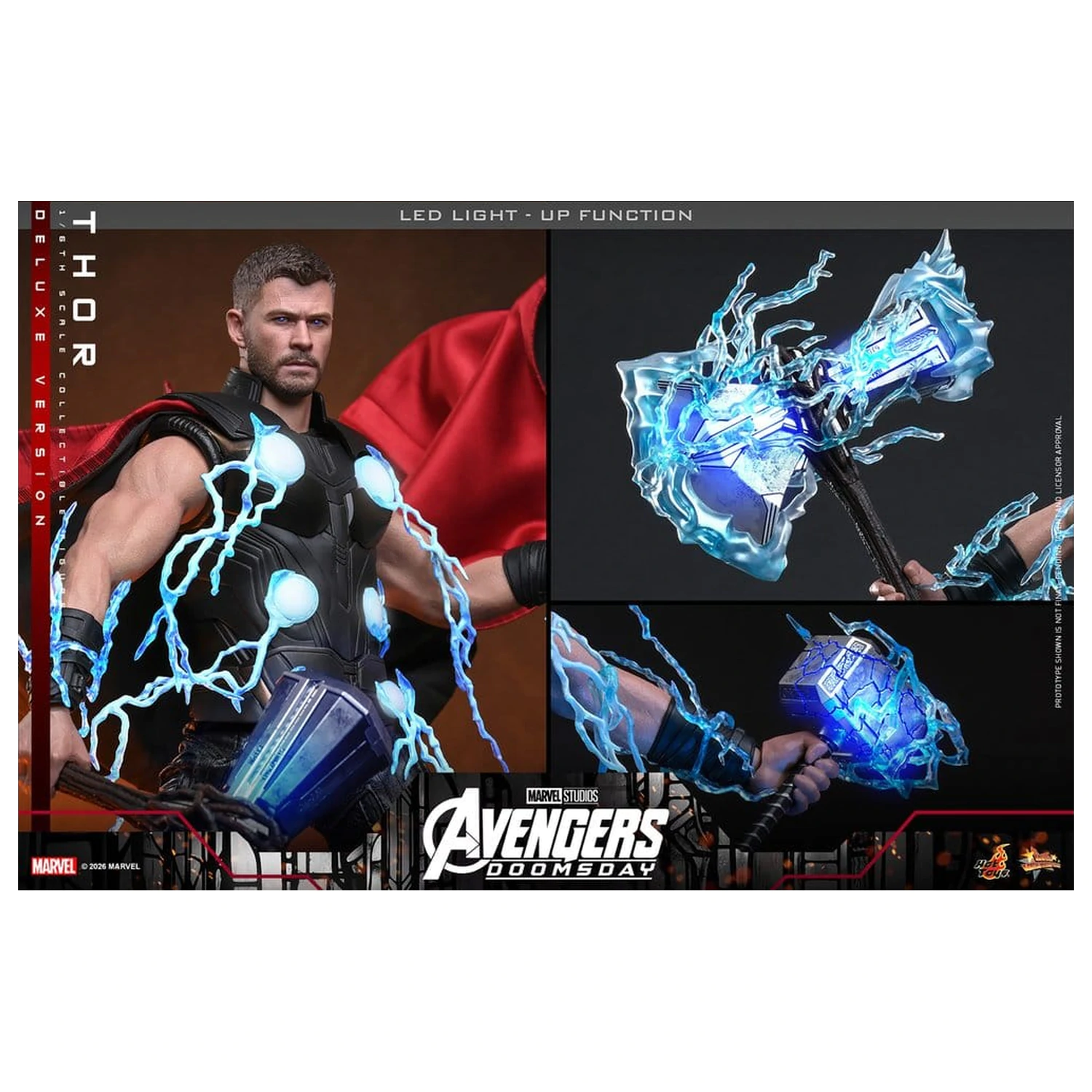 Avengers: Doomsday Movie Masterpiece akční figurka 1/6 Thor (Deluxe Version) 32 cm fotografii produktu