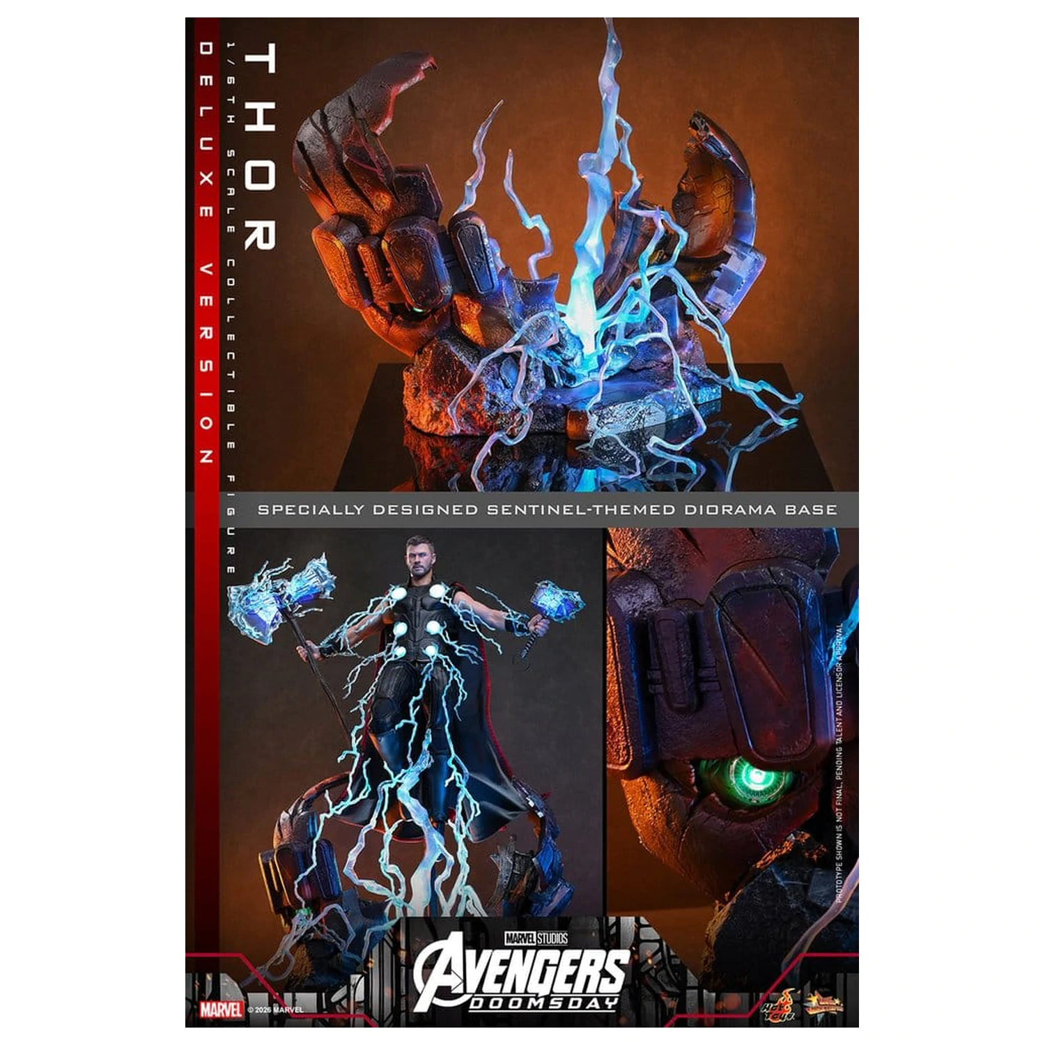 Avengers: Doomsday Movie Masterpiece akční figurka 1/6 Thor (Deluxe Version) 32 cm fotografii produktu