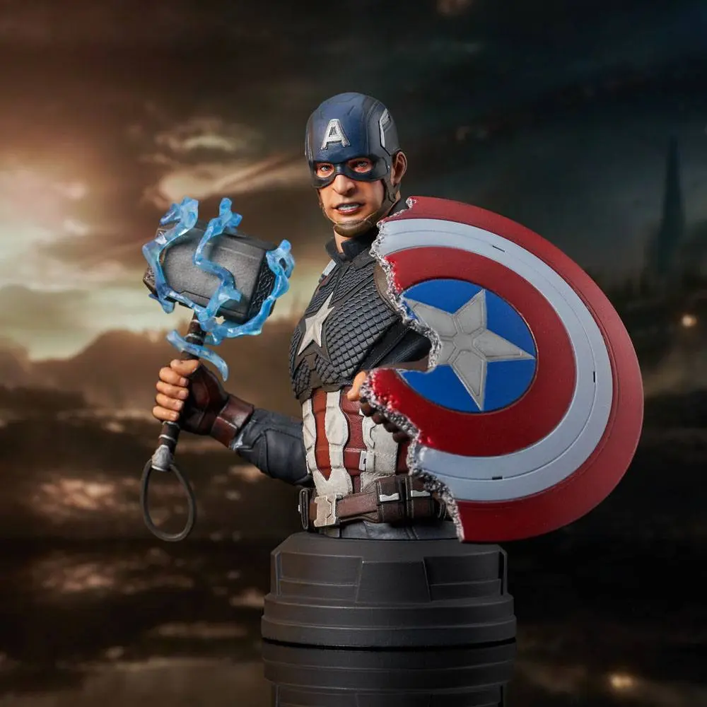 Avengers: Endgame Busta 1/6 Captain America 15 cm fotografii produktu